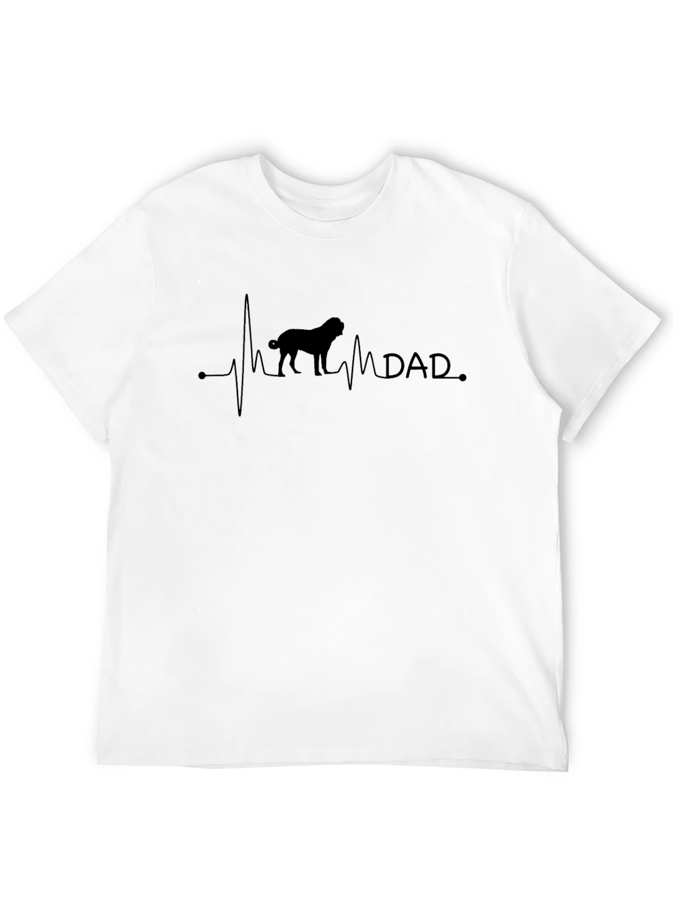 Dog Dad Heartbeat T-Shirt