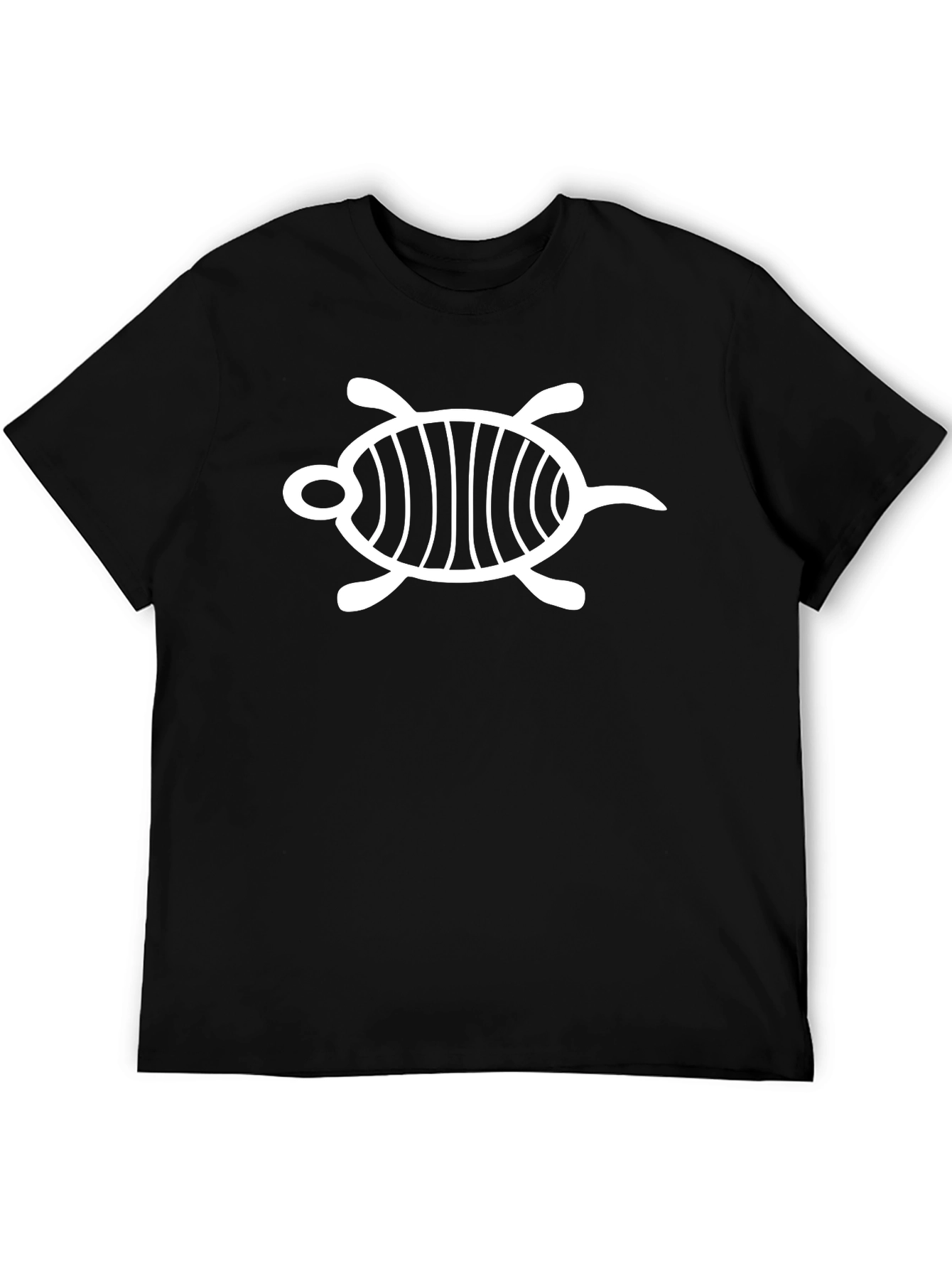 Black Turtle Graphic Tee - Soft Cotton Comfort