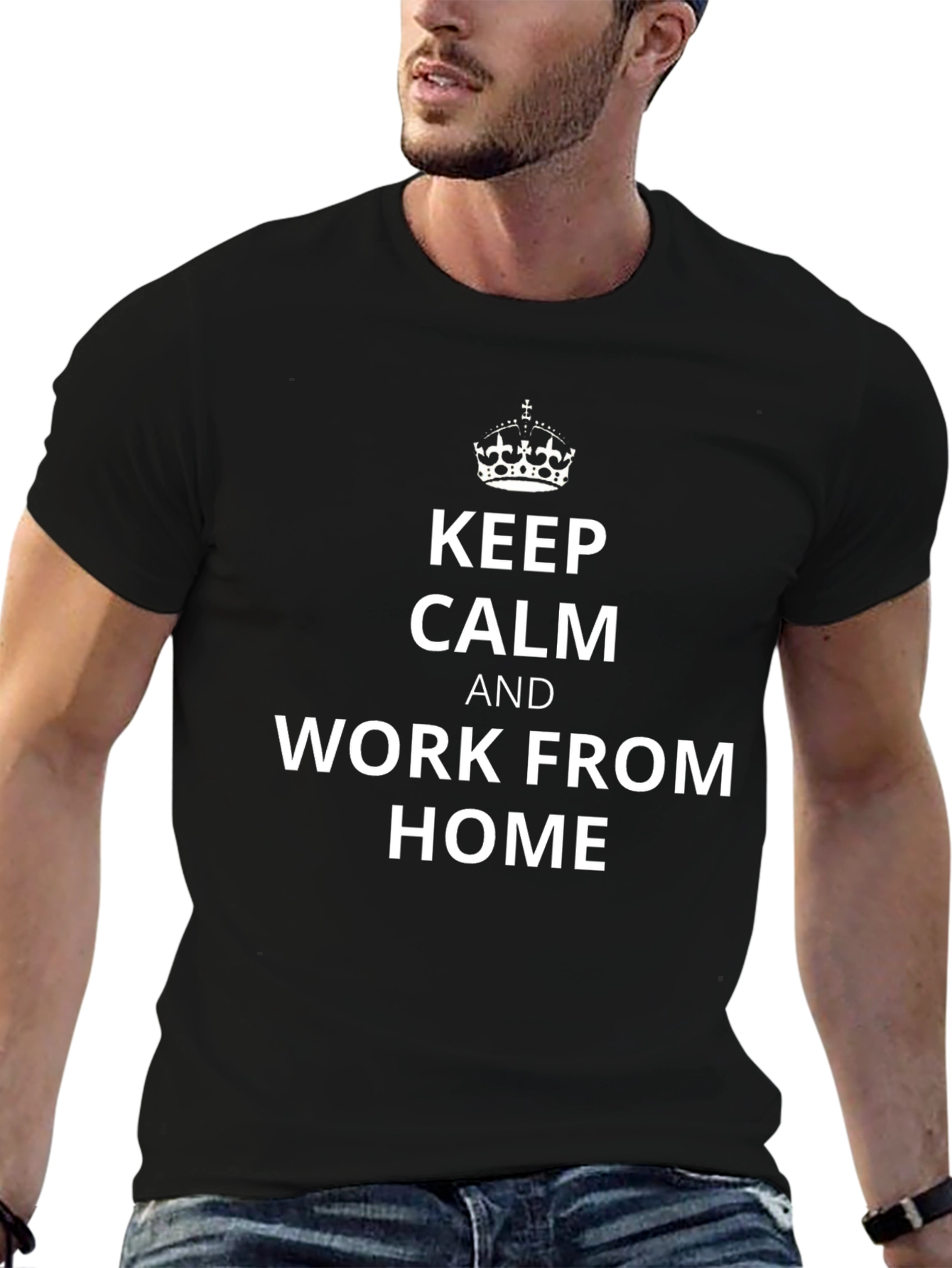 Keep Calm & Work From Home T-Shirt