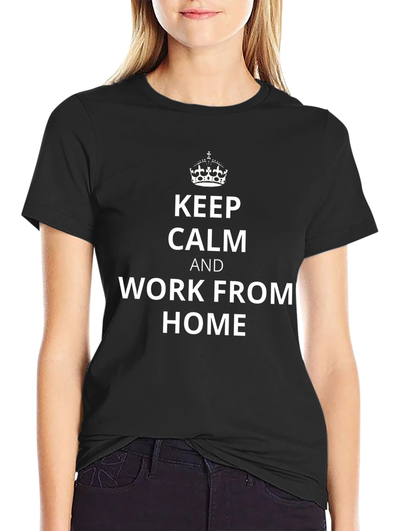 Keep Calm & Work From Home T-Shirt