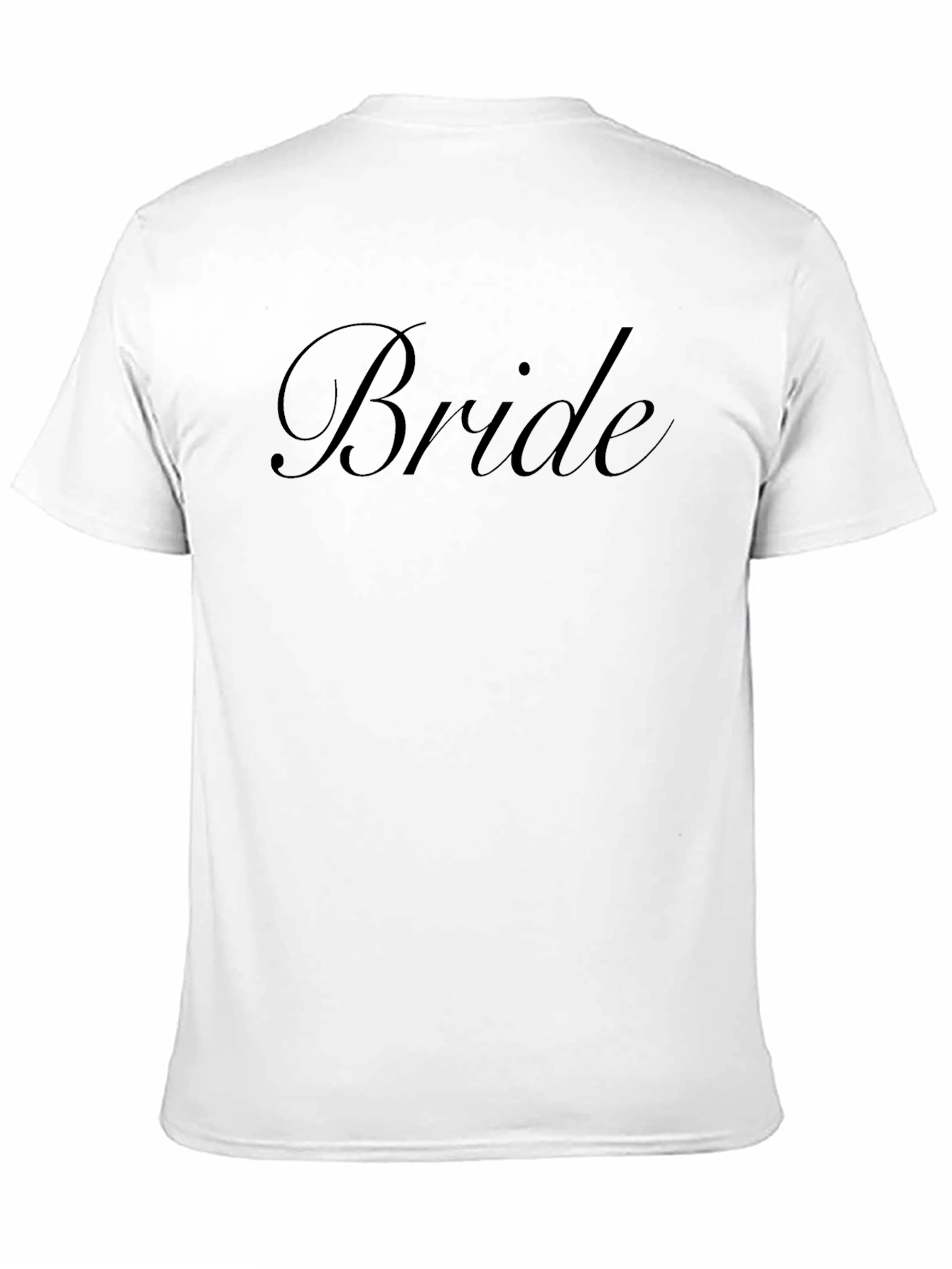 Bride Black Crew Neck T-Shirt