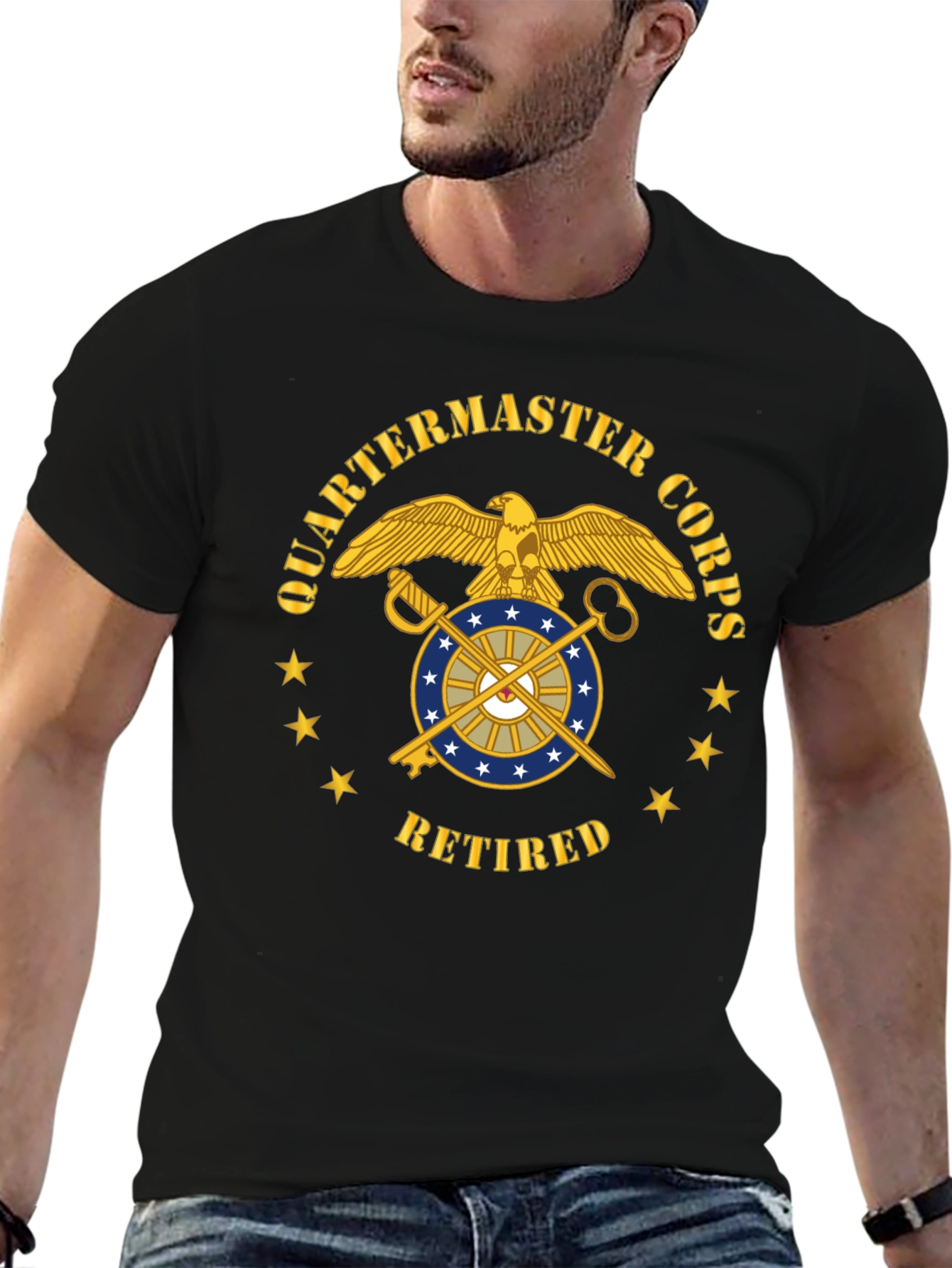 Quartermaster Corps Retired Graphic T-Shirt