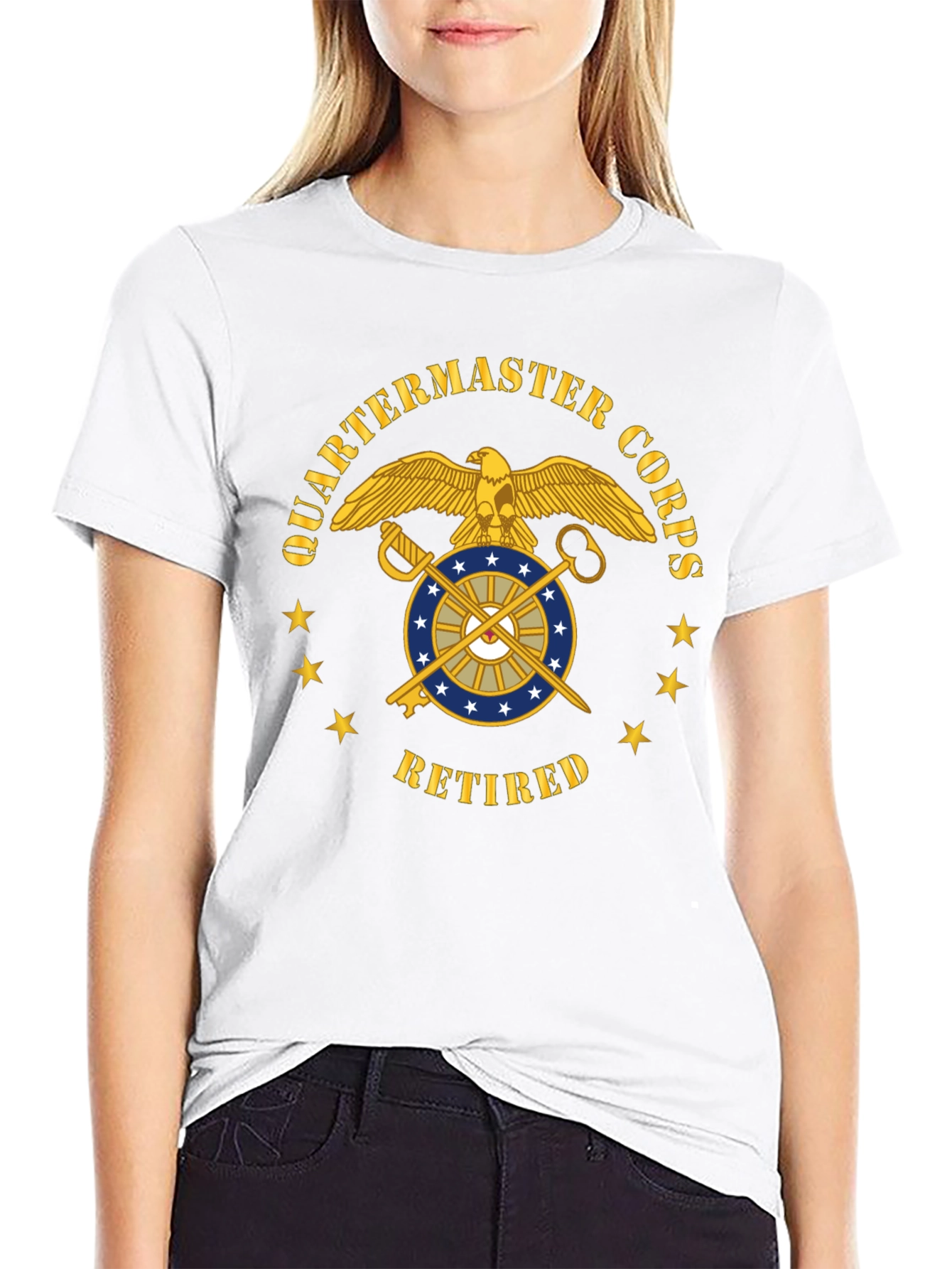 Quartermaster Corps Retired Graphic T-Shirt