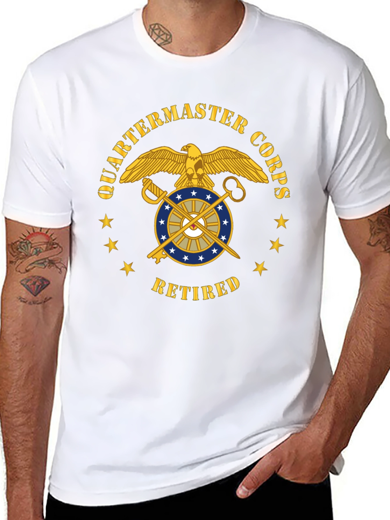 Quartermaster Corps Retired Graphic T-Shirt