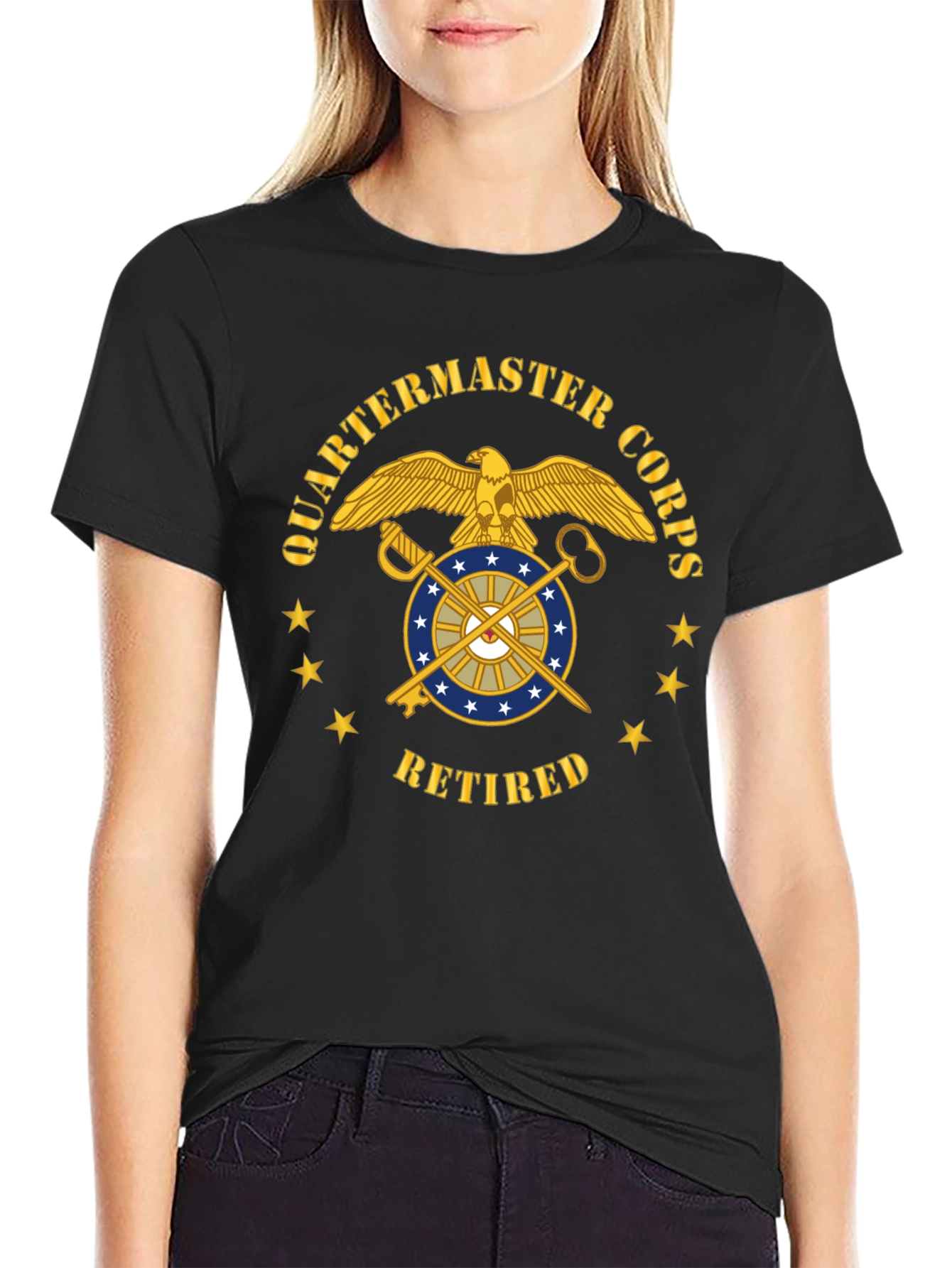 Quartermaster Corps Retired Graphic T-Shirt
