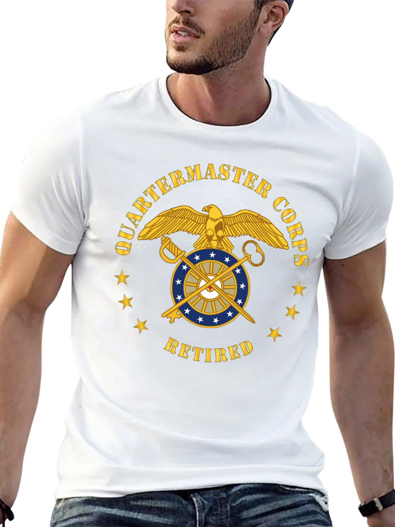 Quartermaster Corps Retired Graphic T-Shirt