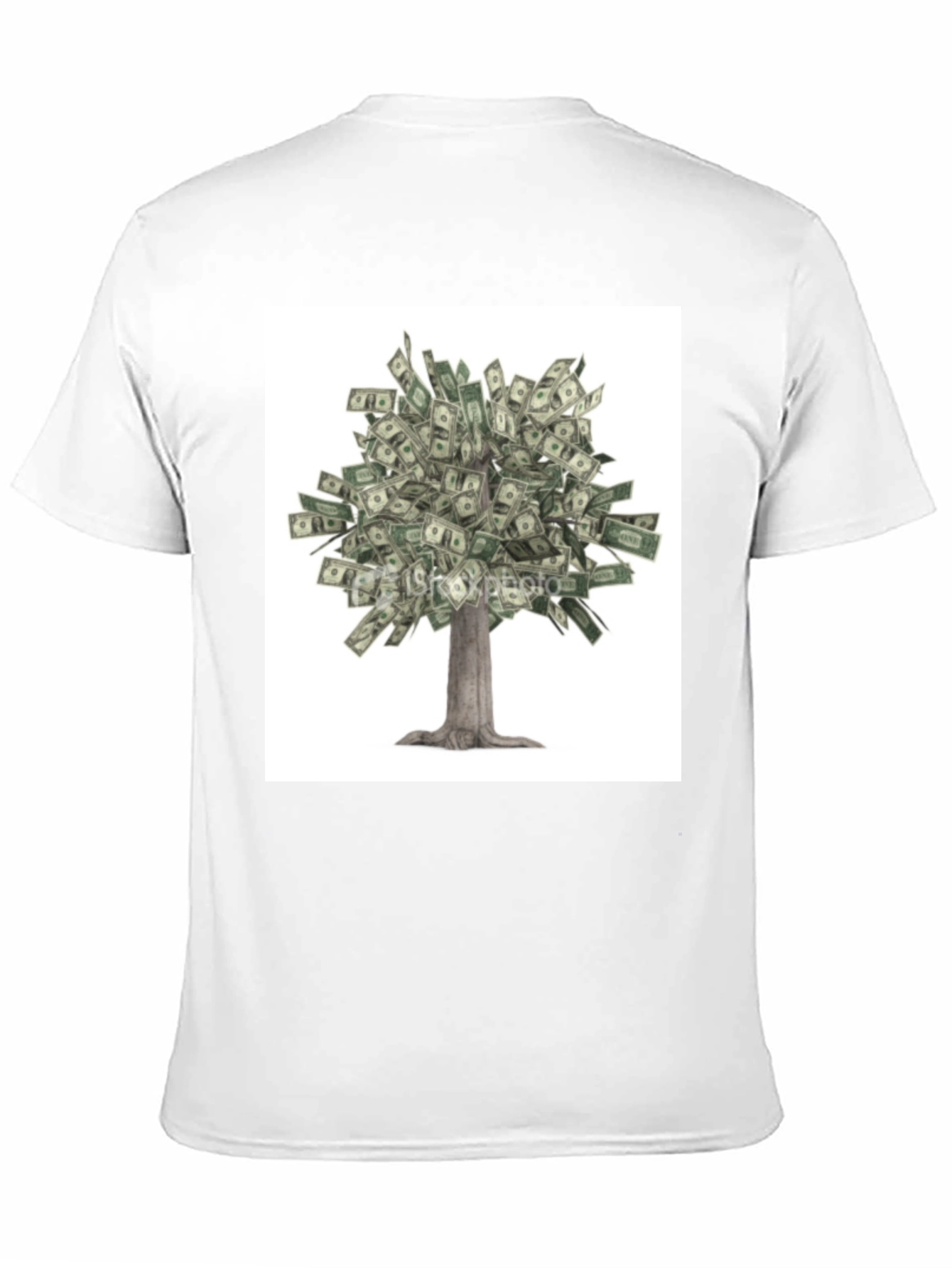 Money Tree Graphic Tee - Unisex Black T-Shirt