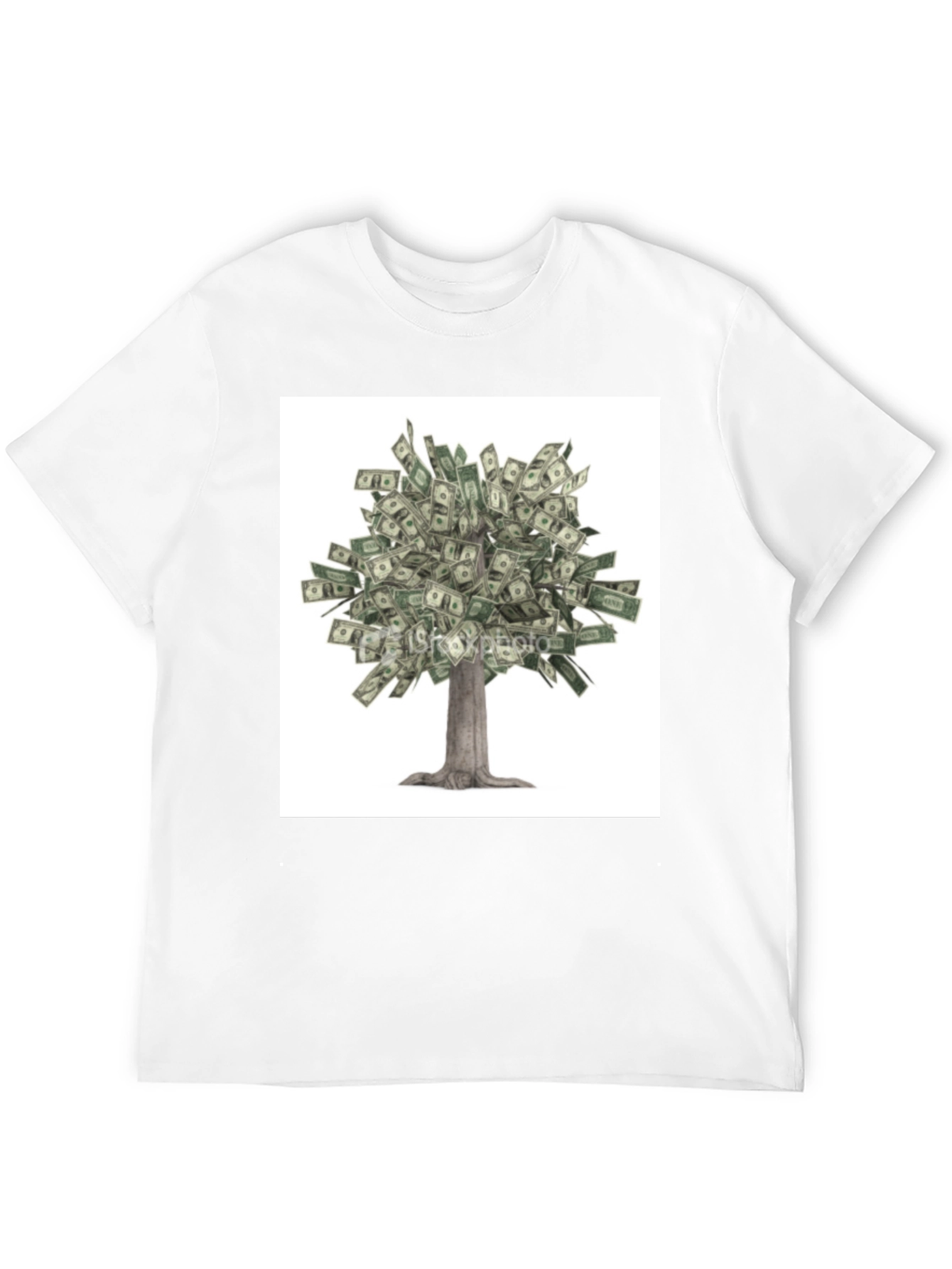 Money Tree Graphic Tee - Unisex Black T-Shirt