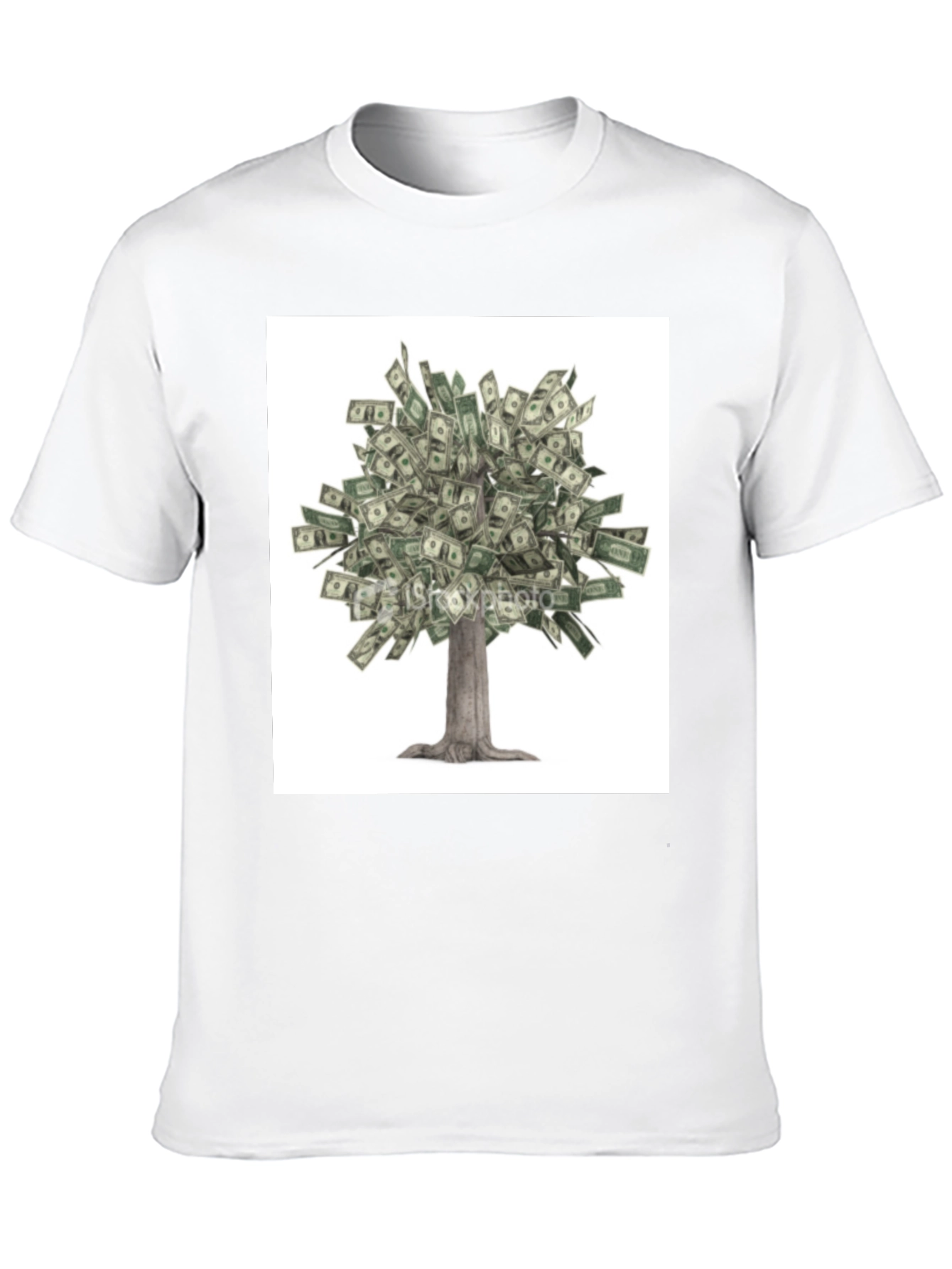 Money Tree Graphic Tee - Unisex Black T-Shirt