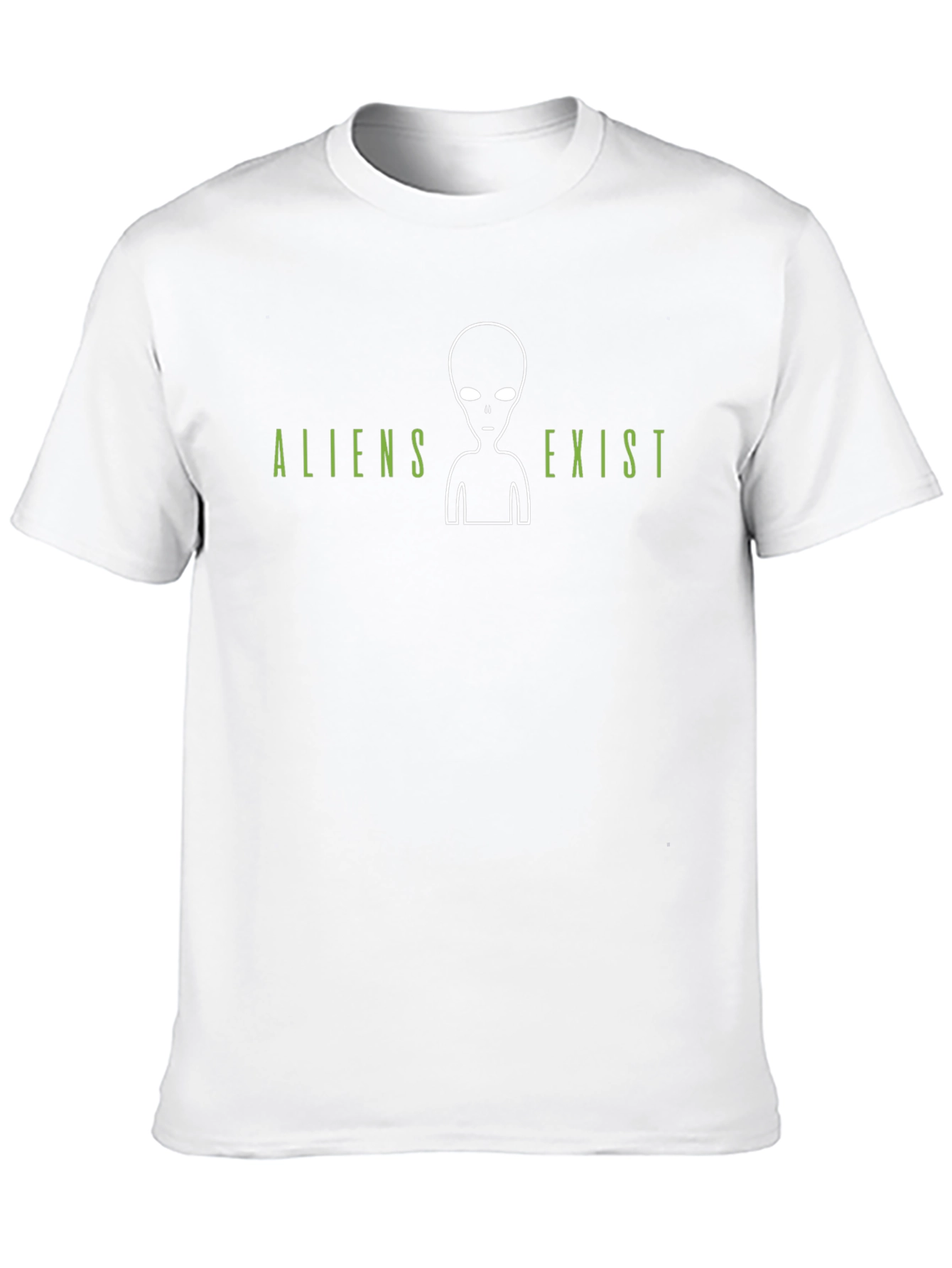 Aliens Exist Graphic T-Shirt - Black