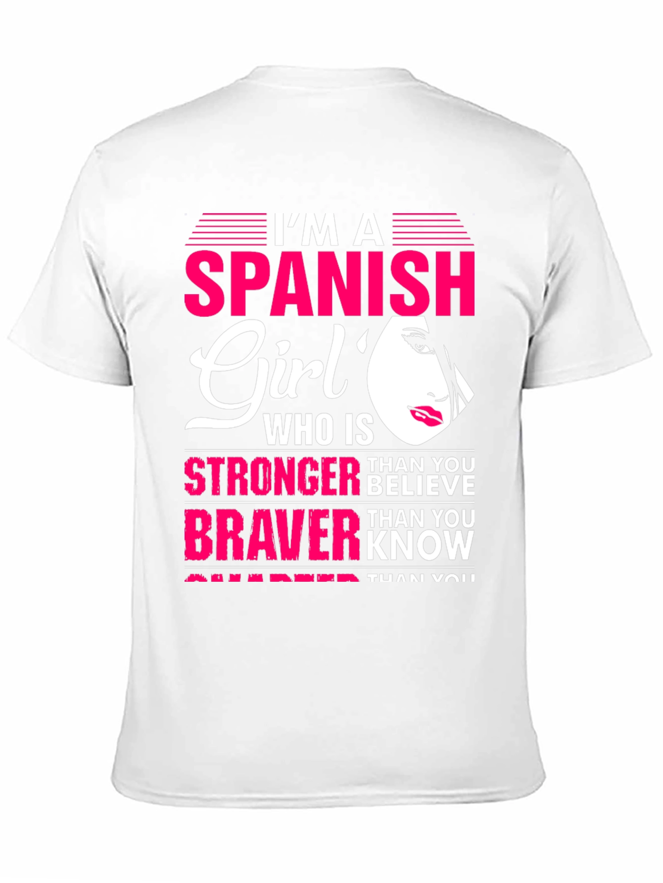 Spanish Girl Graphic Tee - Strong Brave and Smart