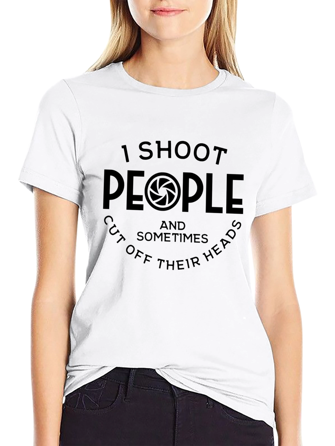 I Shoot People Photography Humor T-Shirt