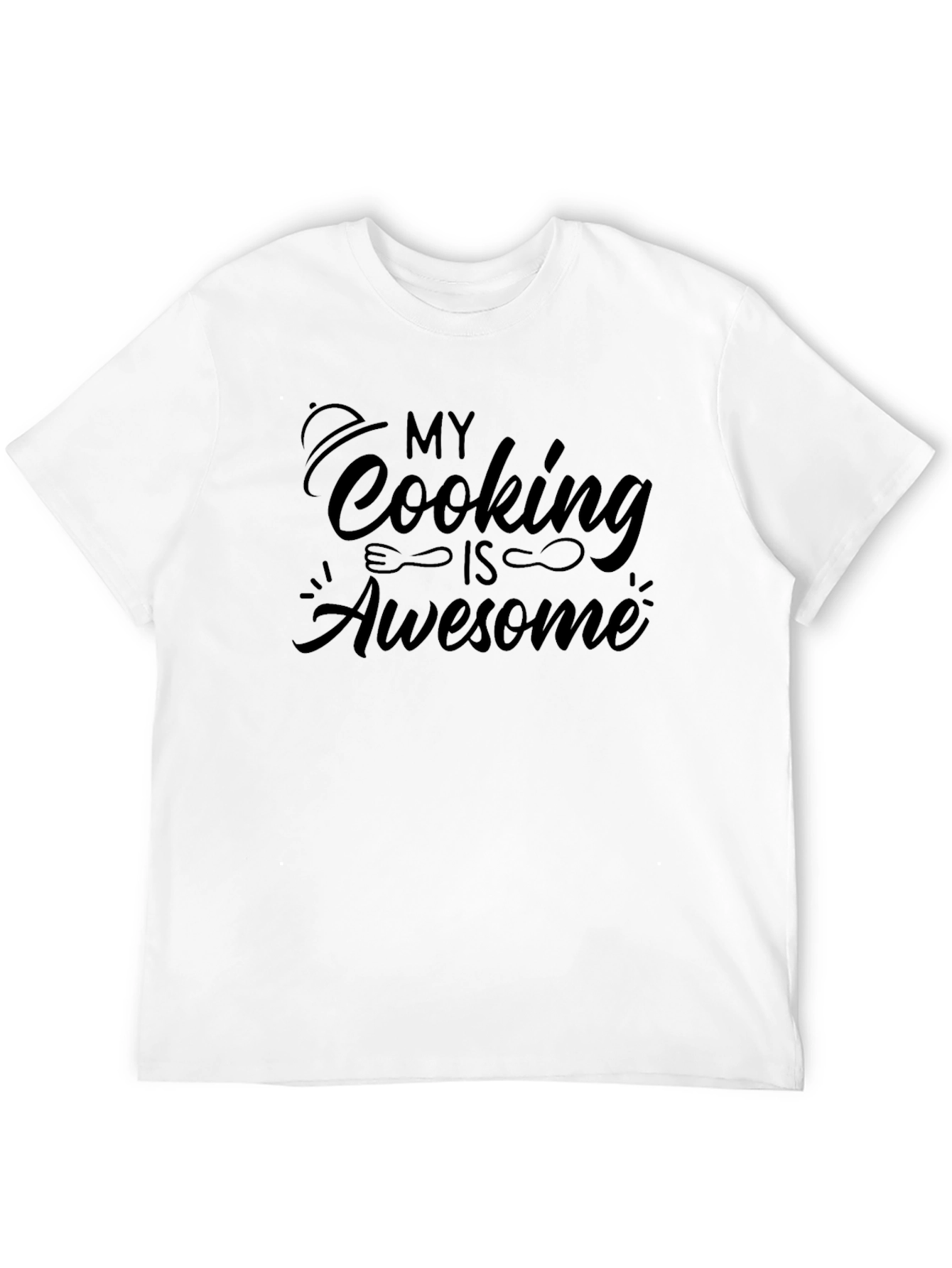 My Cooking Is Awesome Black T-Shirt