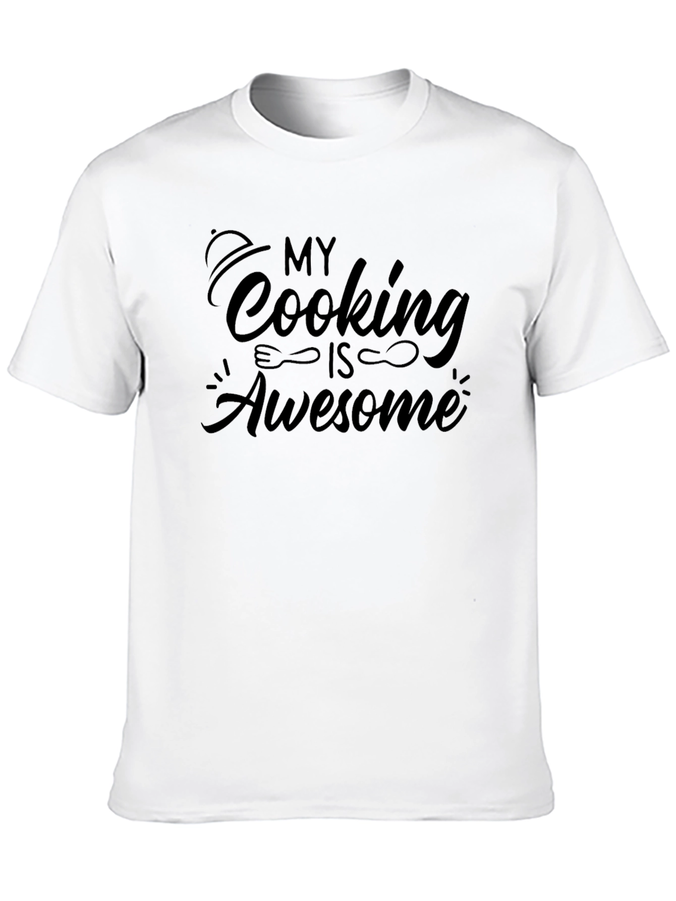 My Cooking Is Awesome Black T-Shirt