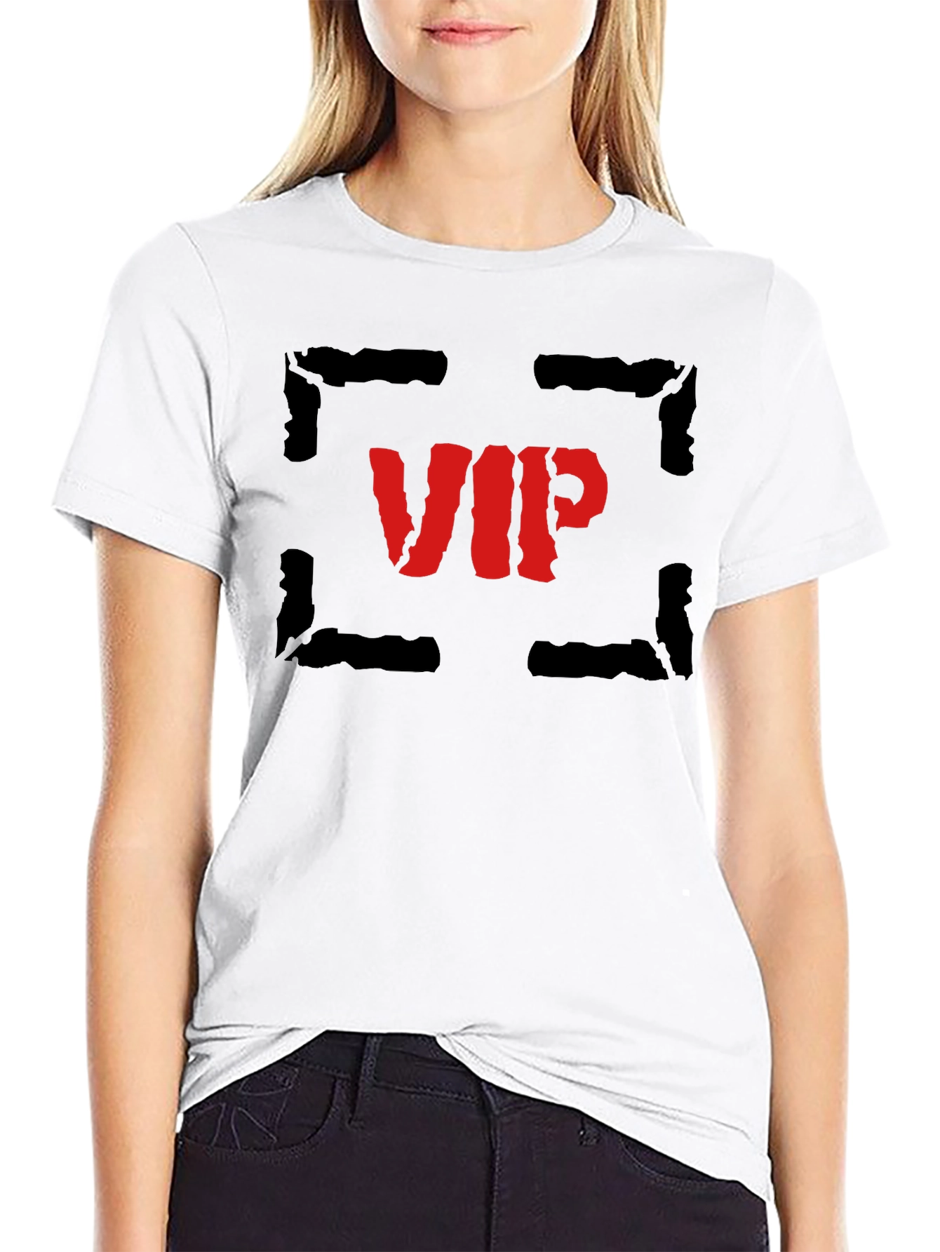 VIP Graphic Print Black T-Shirt - Trendy Streetwear Style