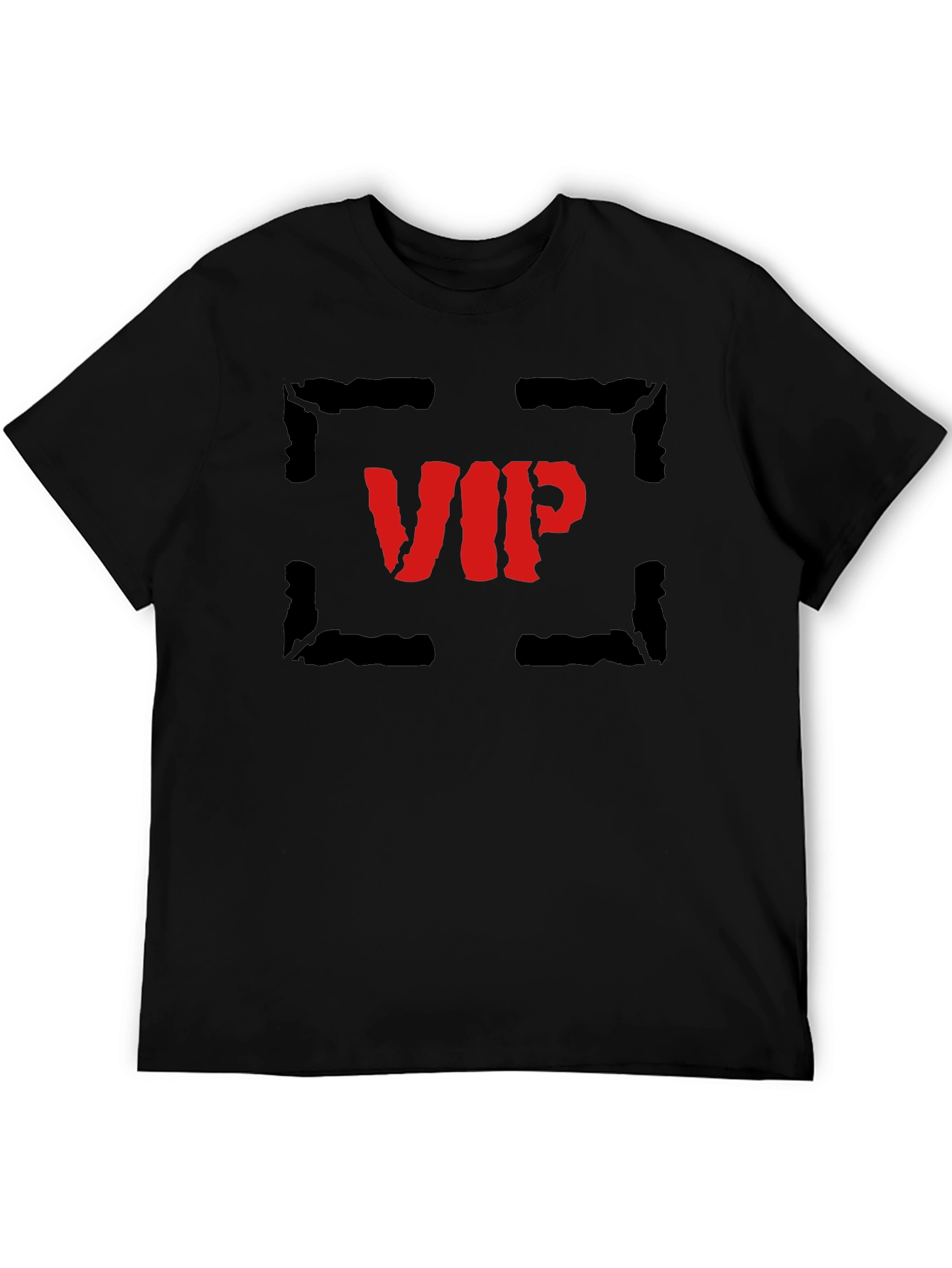 VIP Graphic Print Black T-Shirt - Trendy Streetwear Style