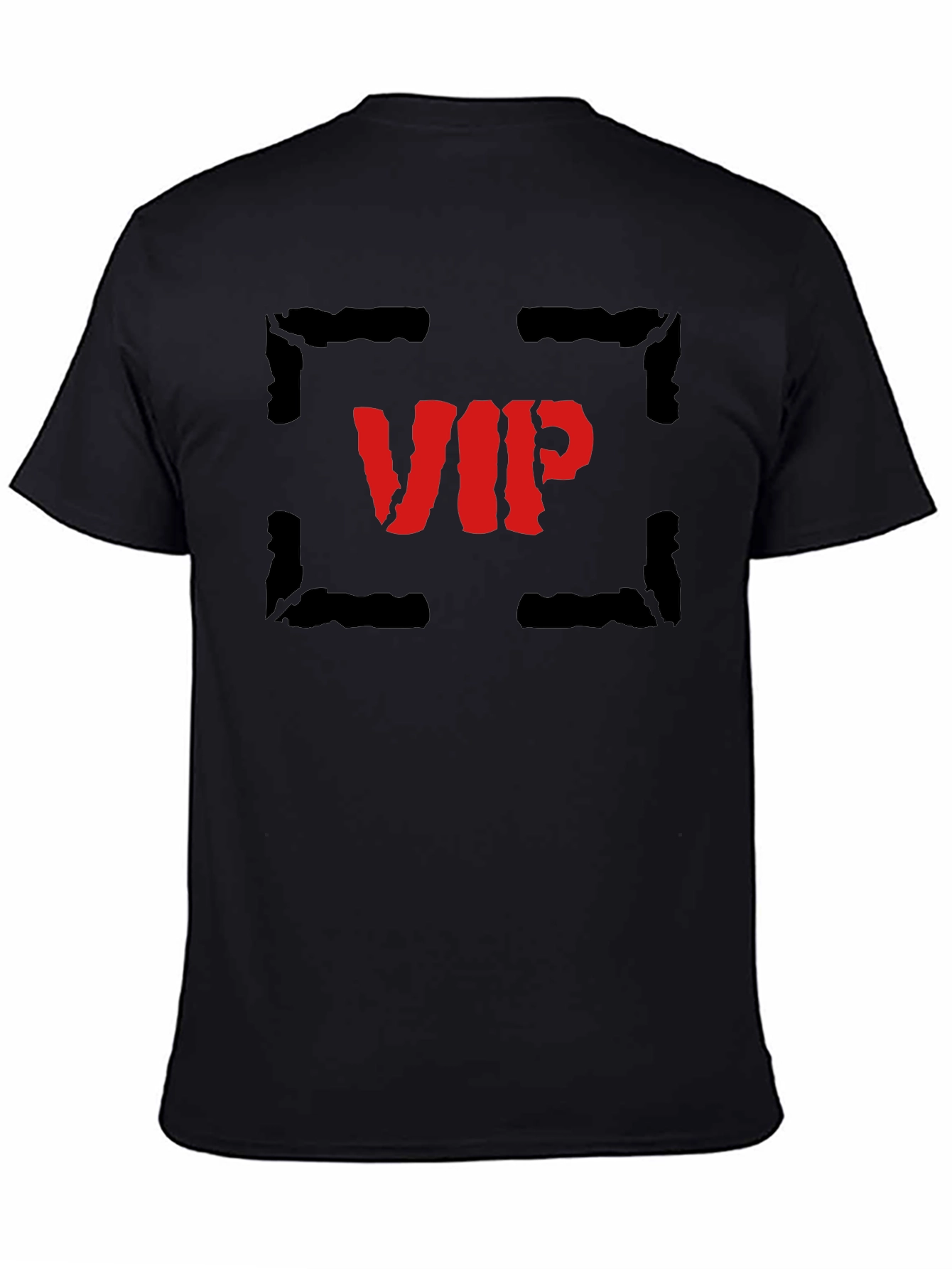 VIP Graphic Print Black T-Shirt - Trendy Streetwear Style