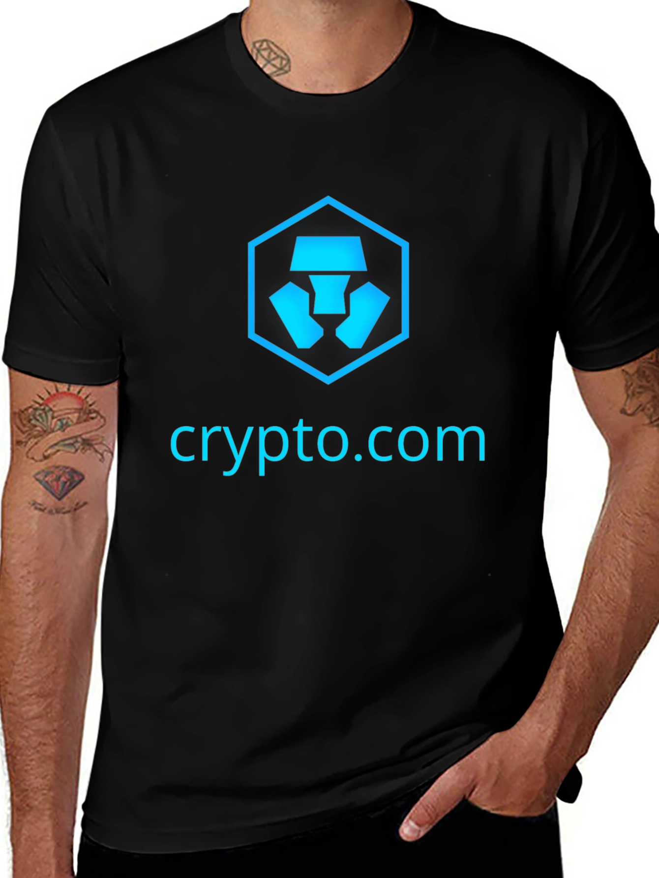 Crypto.com Logo T-Shirt - Black