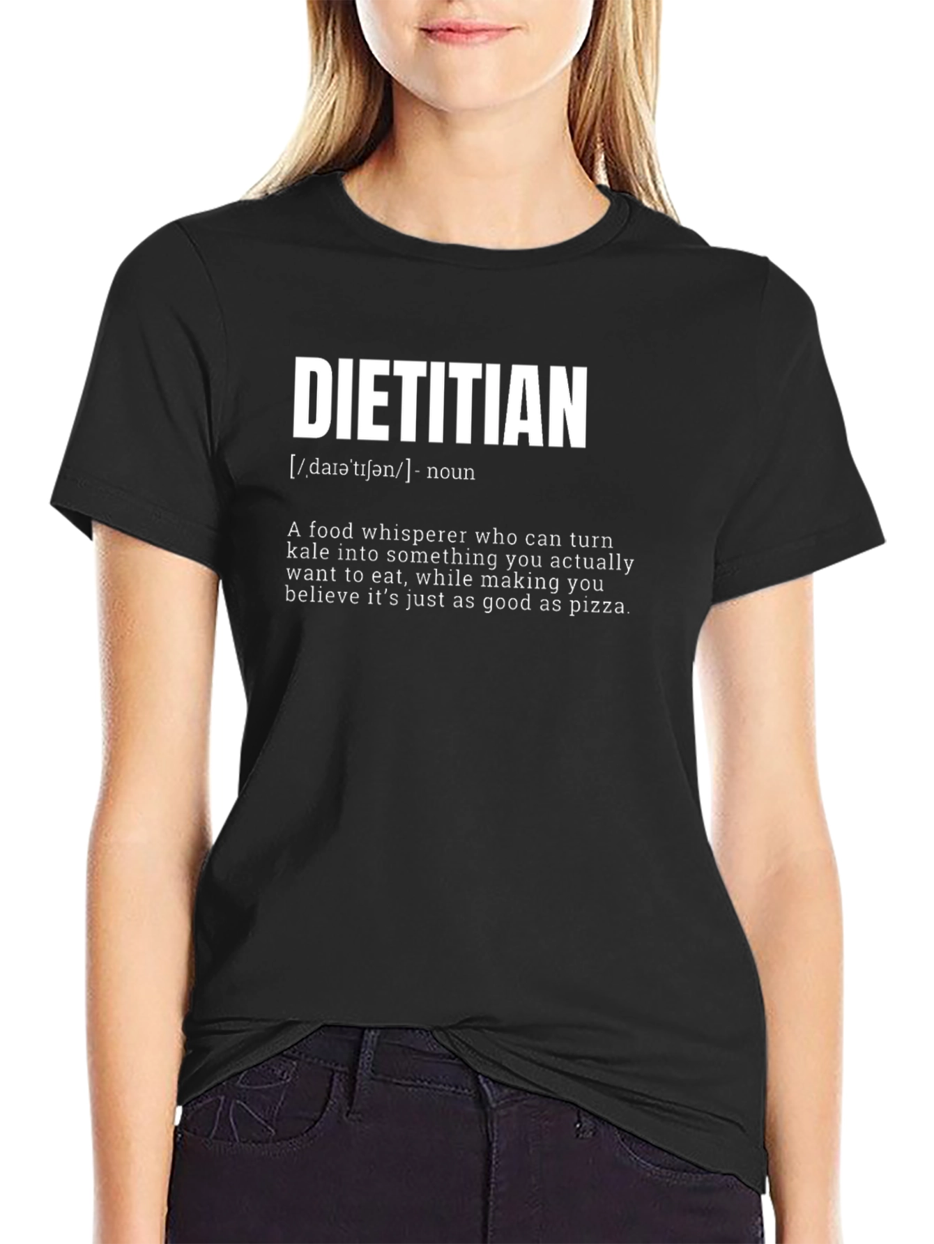 Dietitian Definition T-Shirt - Food Whisperer Tee