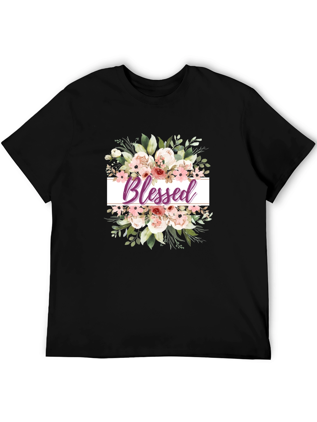 Blessed Floral T-Shirt - Stylish & Comfortable