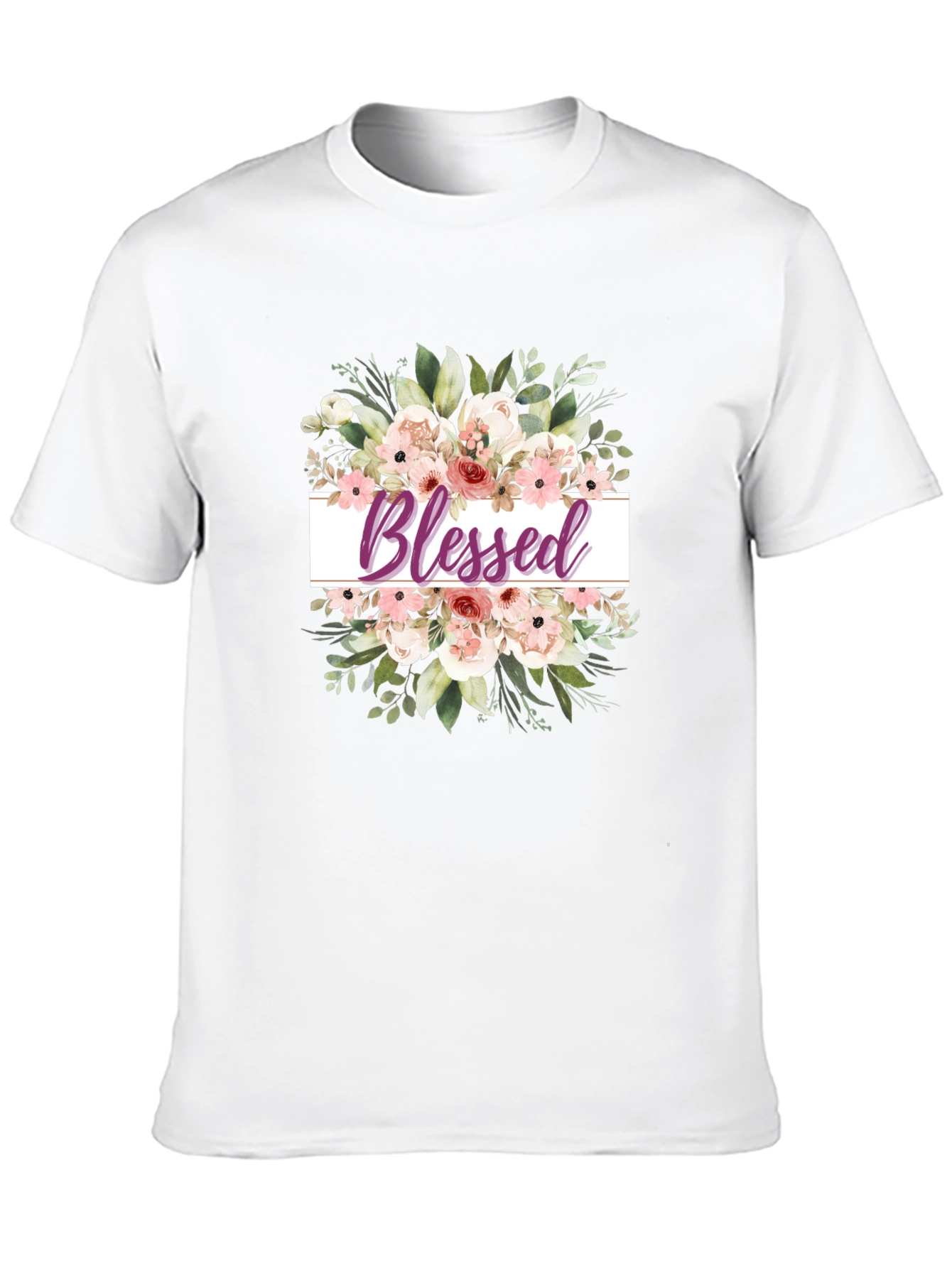Blessed Floral T-Shirt - Stylish & Comfortable