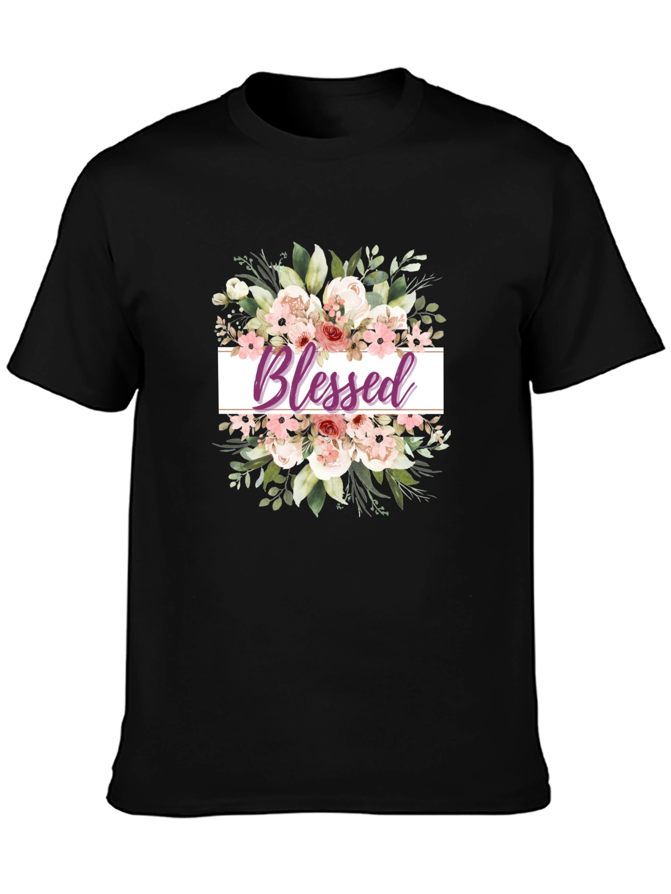 Blessed Floral T-Shirt - Stylish & Comfortable