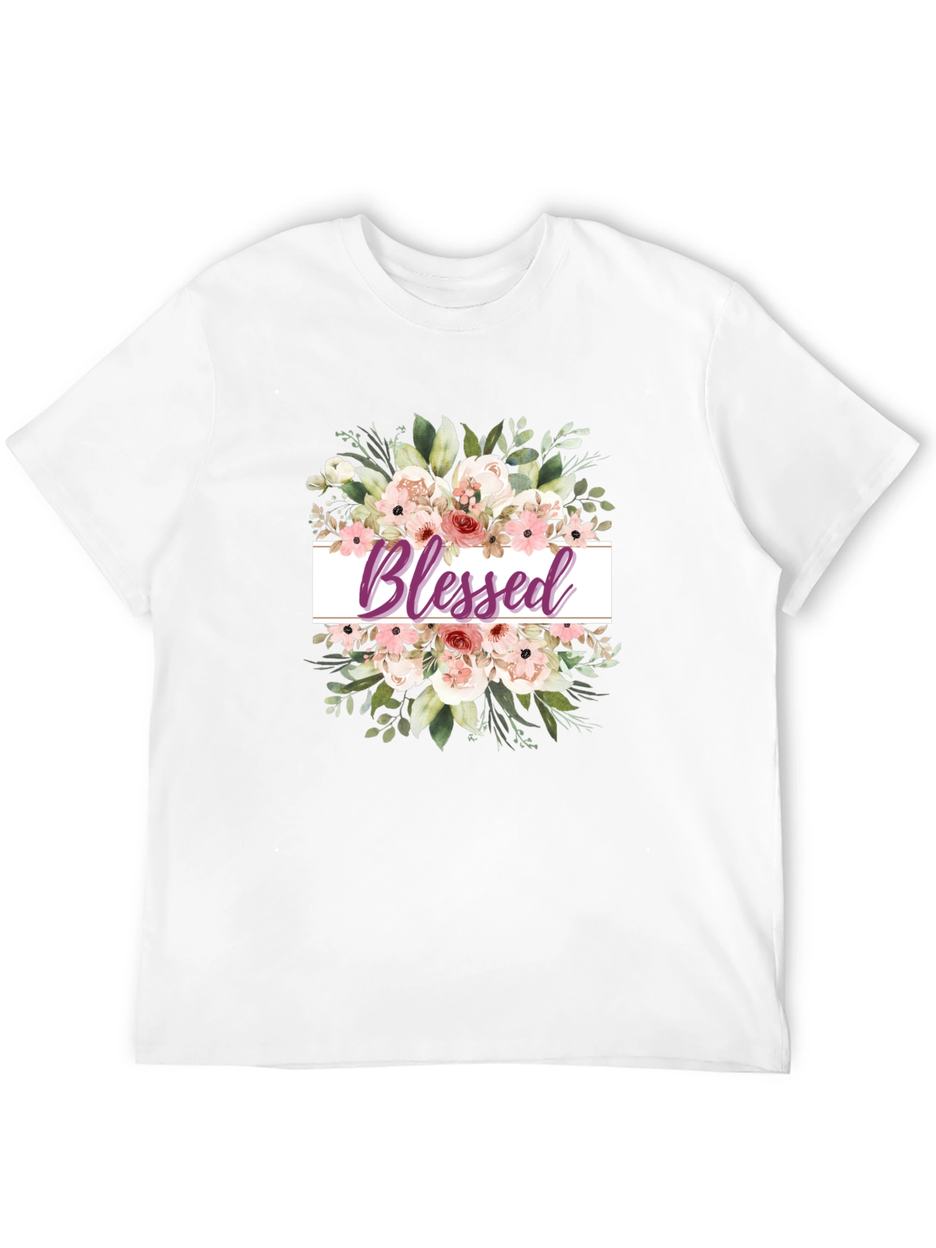 Blessed Floral T-Shirt - Stylish & Comfortable