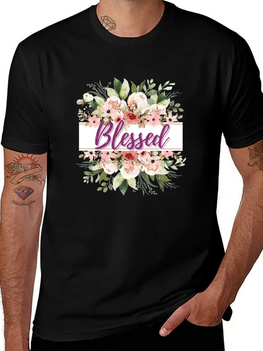 Blessed Floral T-Shirt - Stylish & Comfortable