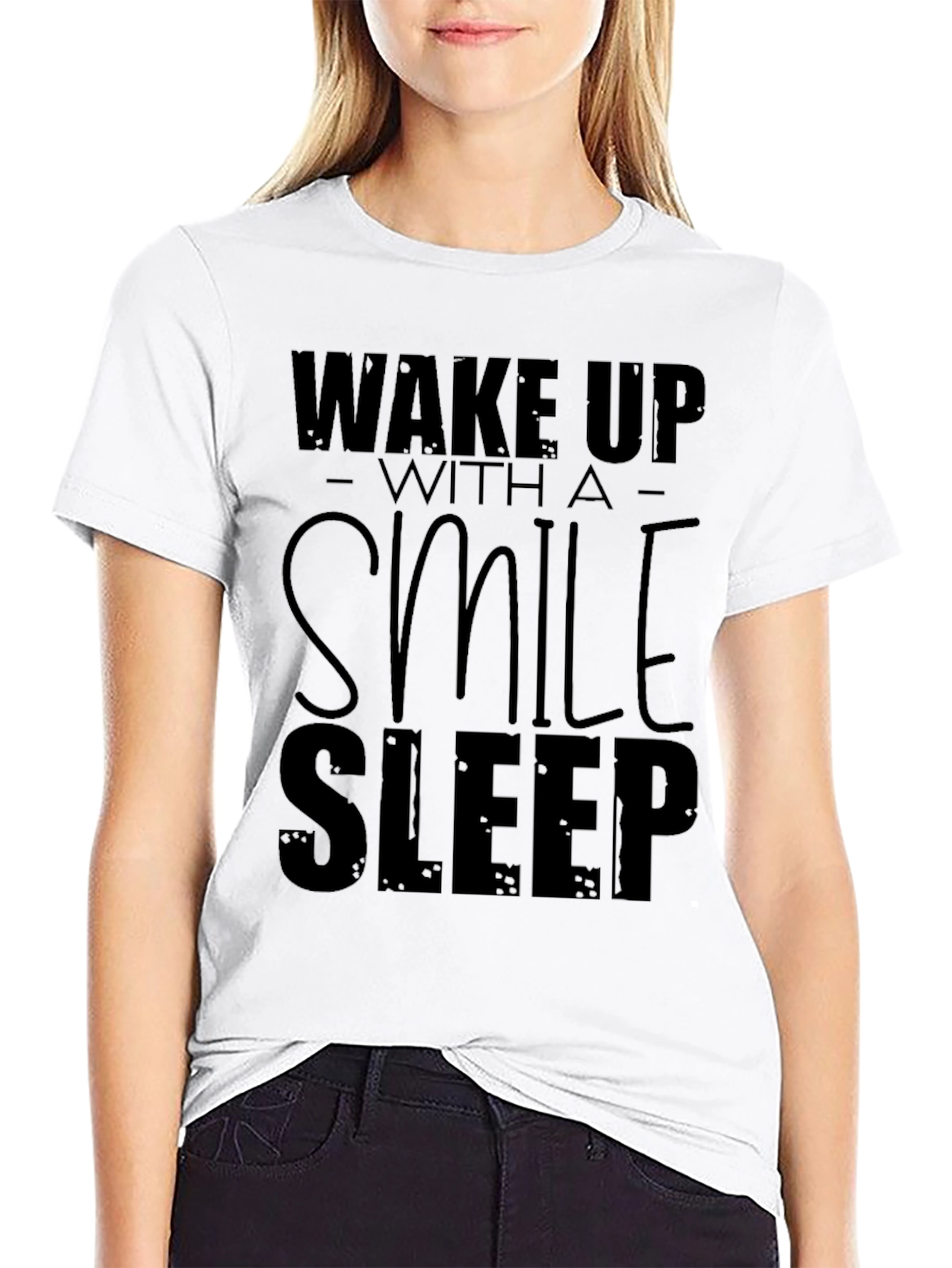 Wake Up With A Smile Graphic T-Shirt