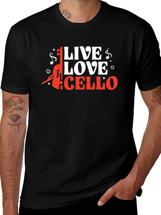 Live Love Cello Graphic Tee
