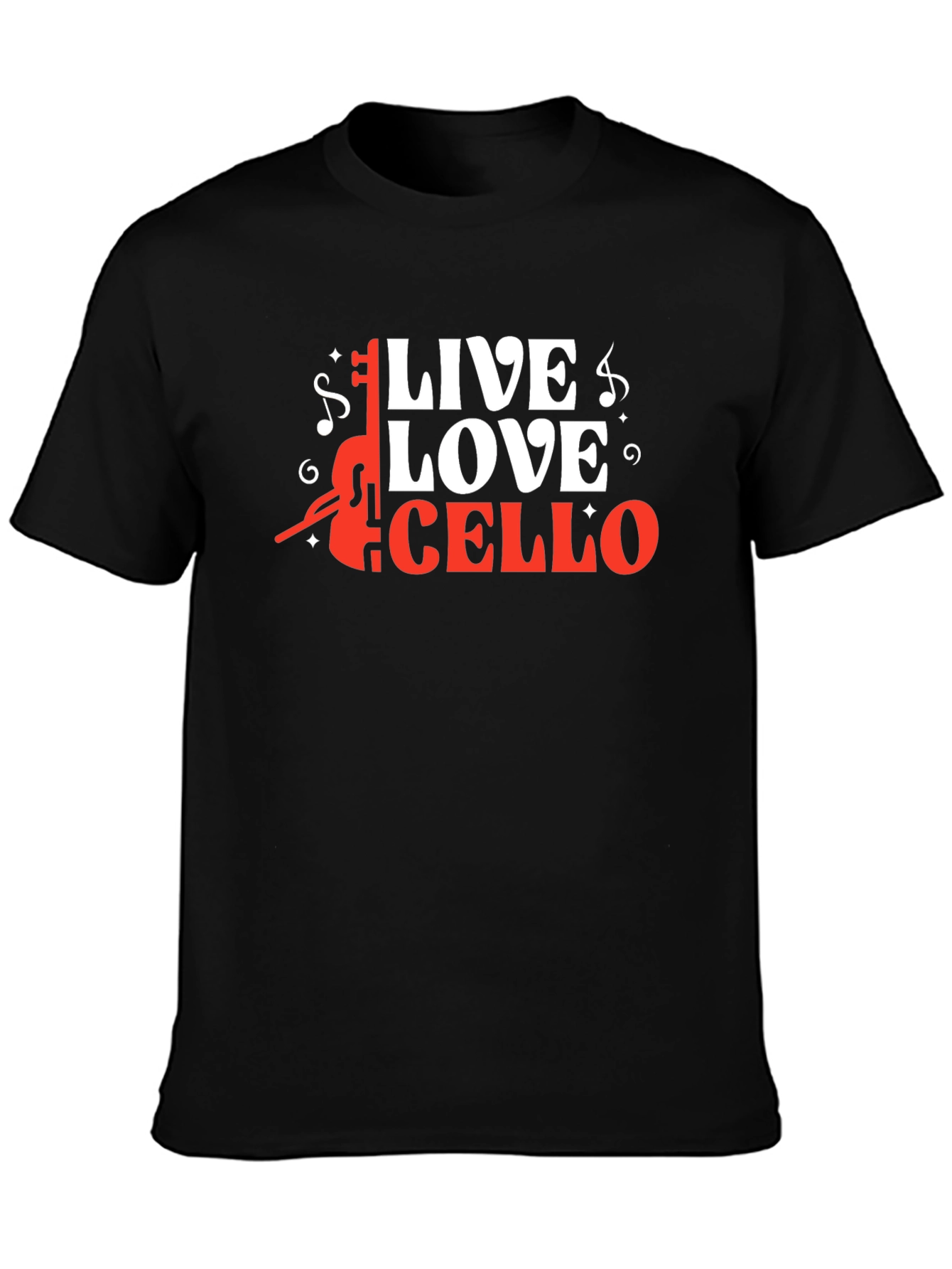 Live Love Cello Graphic Tee