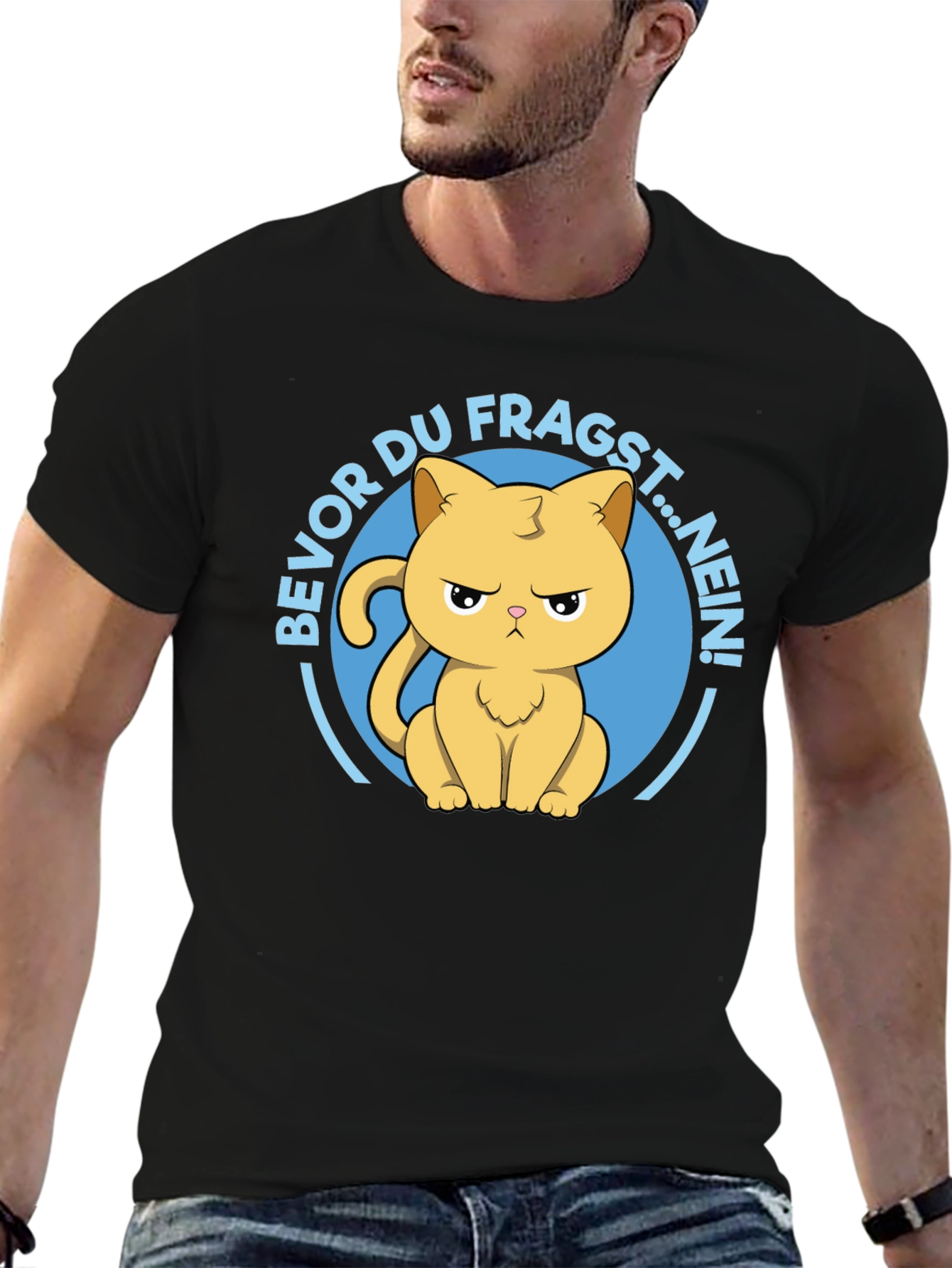 Grumpy Cat T-Shirt - Bevor du fragst...NEIN!