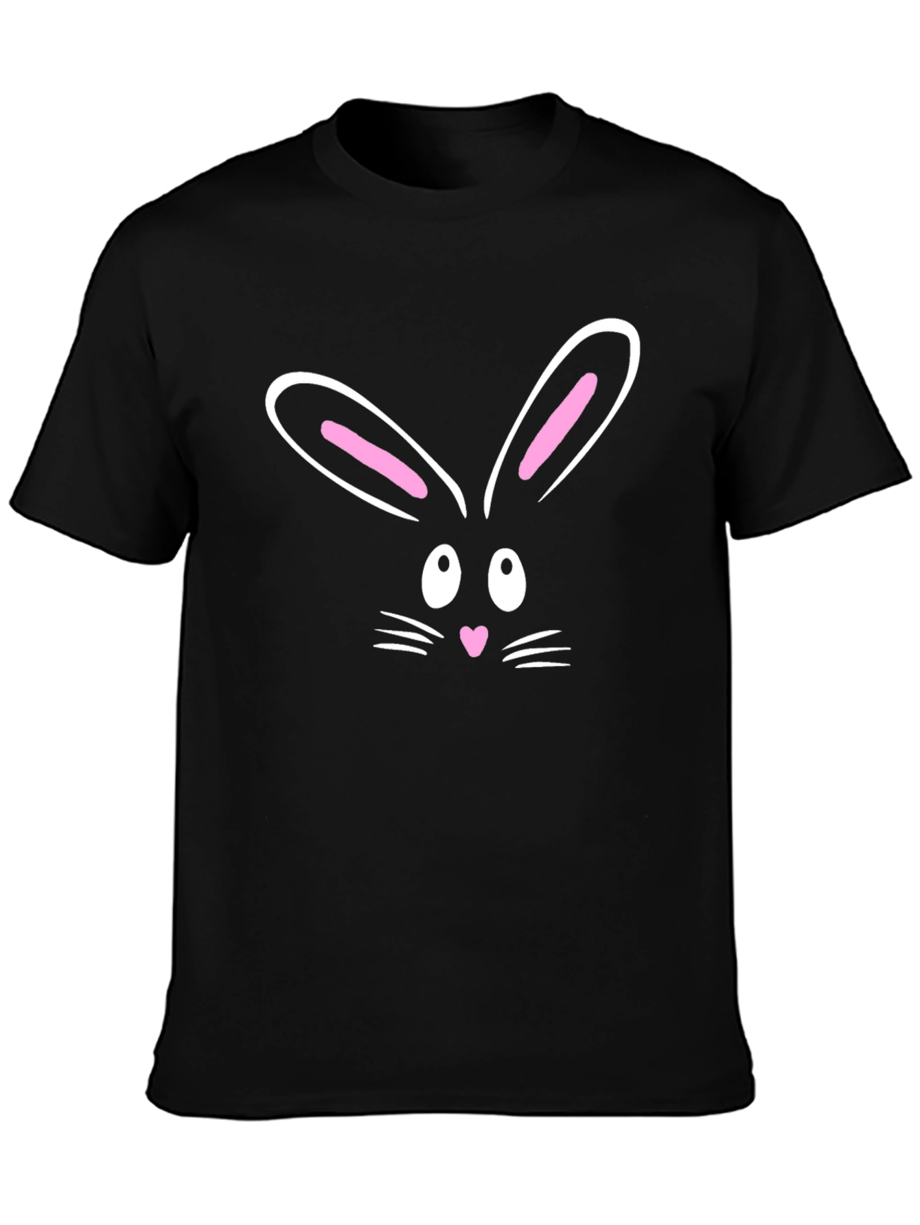 Cute Bunny Face Graphic T-Shirt
