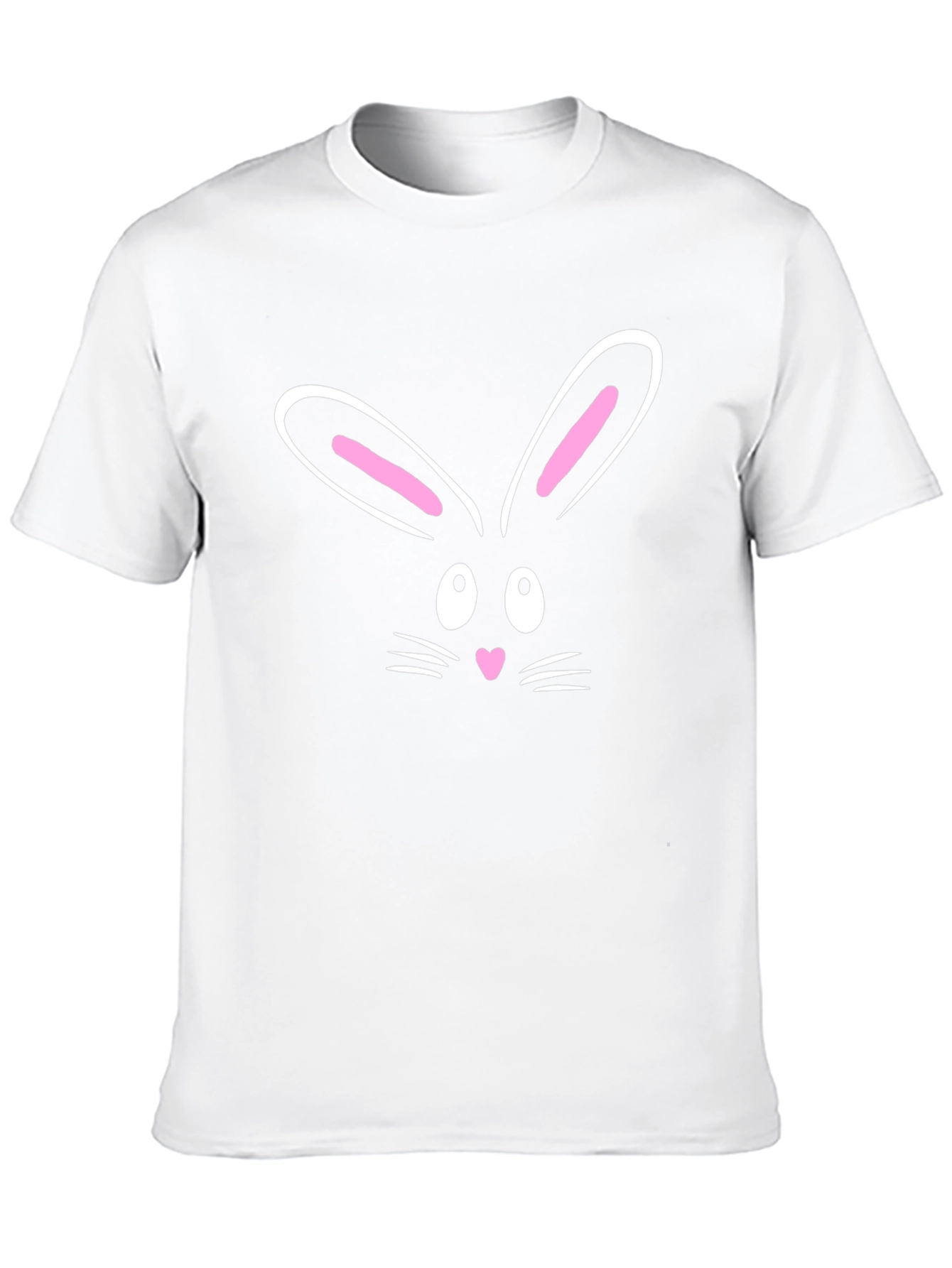 Cute Bunny Face Graphic T-Shirt