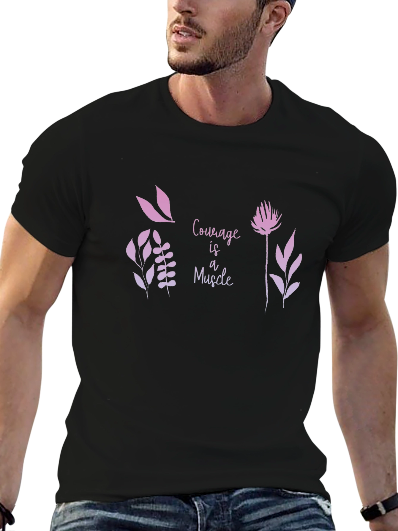 Courage is a Muscle Graphic Tee