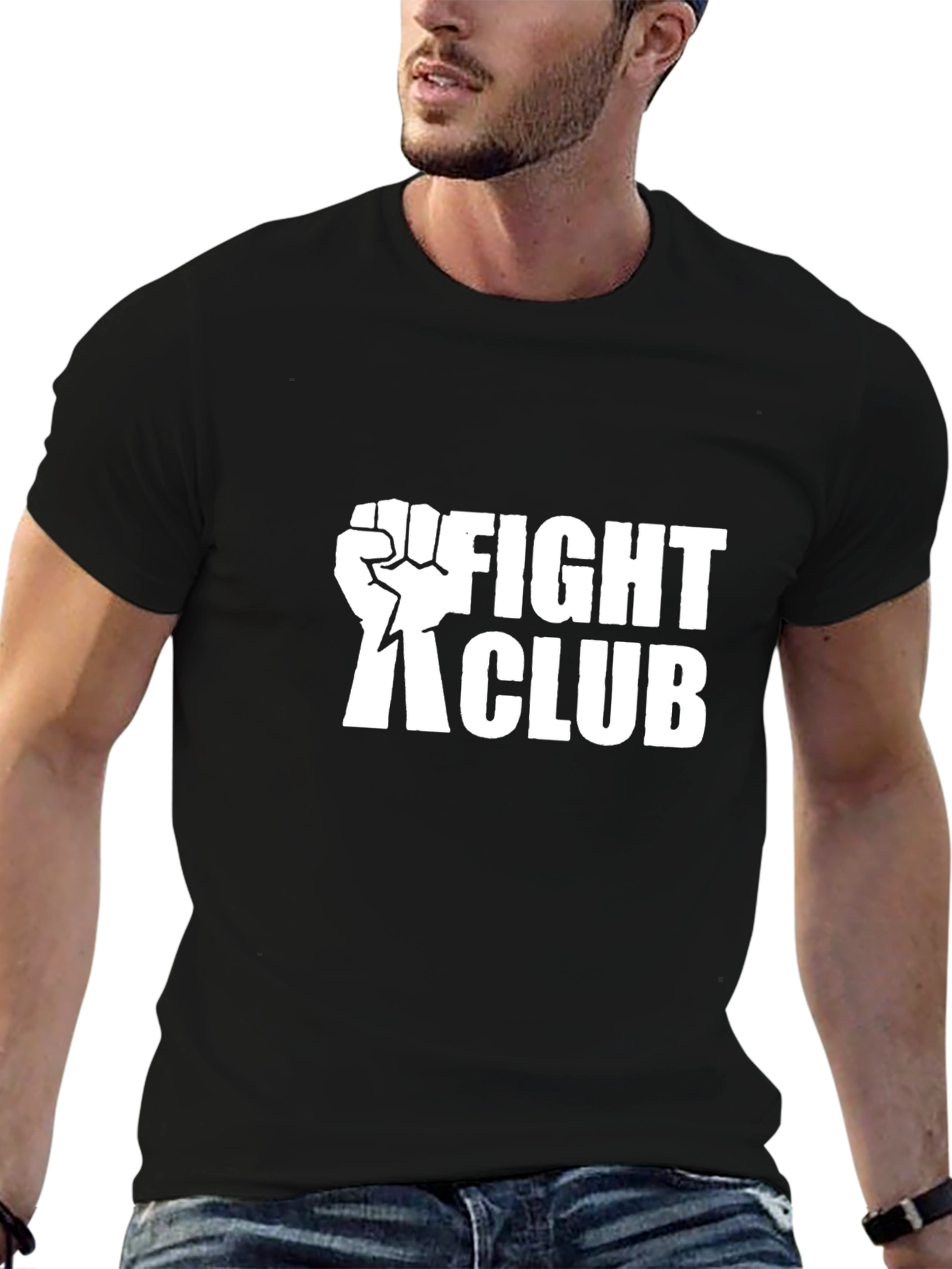 Fight Club Graphic T-Shirt - Mens Black Tee