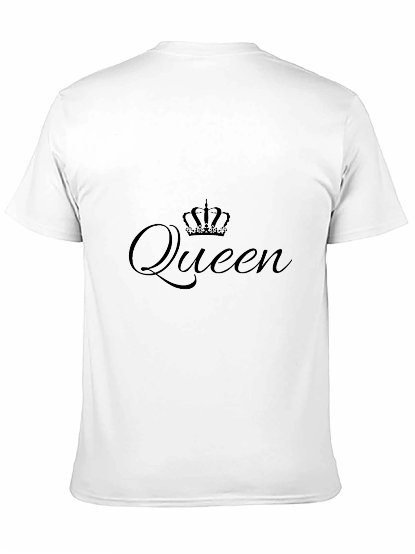 Queen Crown Graphic Black T-Shirt