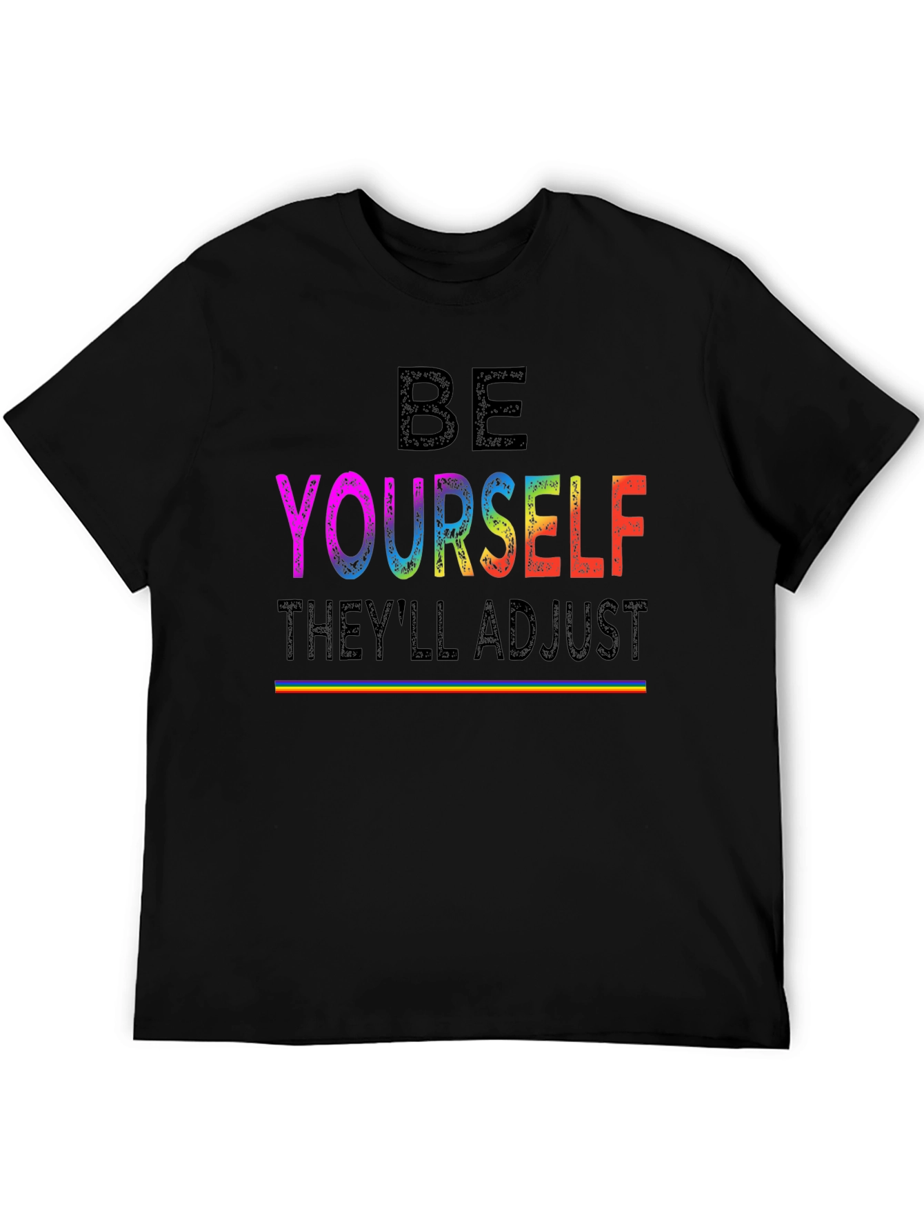 Be Yourself LGBTQ+ Pride Rainbow T-Shirt