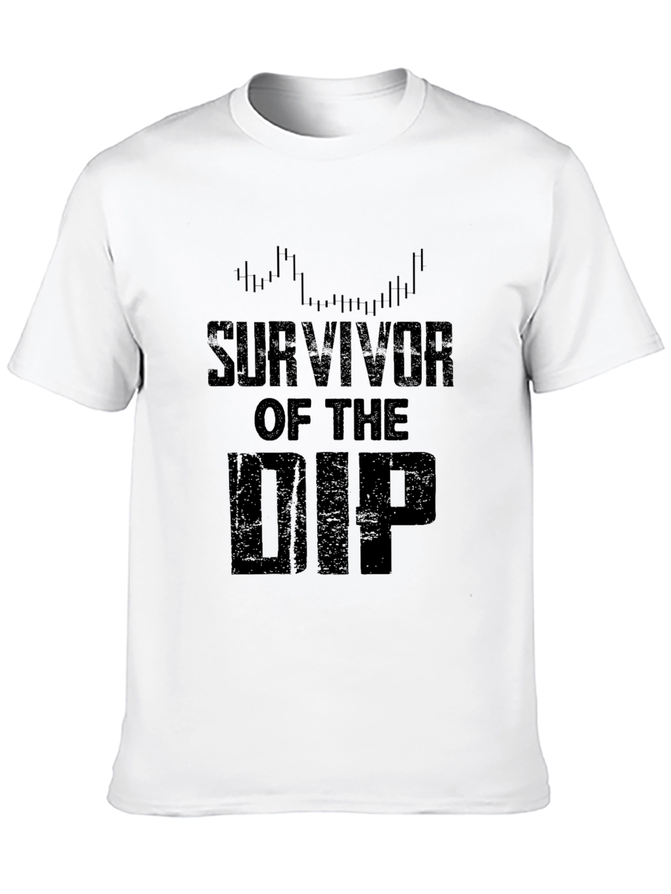 Survivor of The Dip Black Graphic Tee