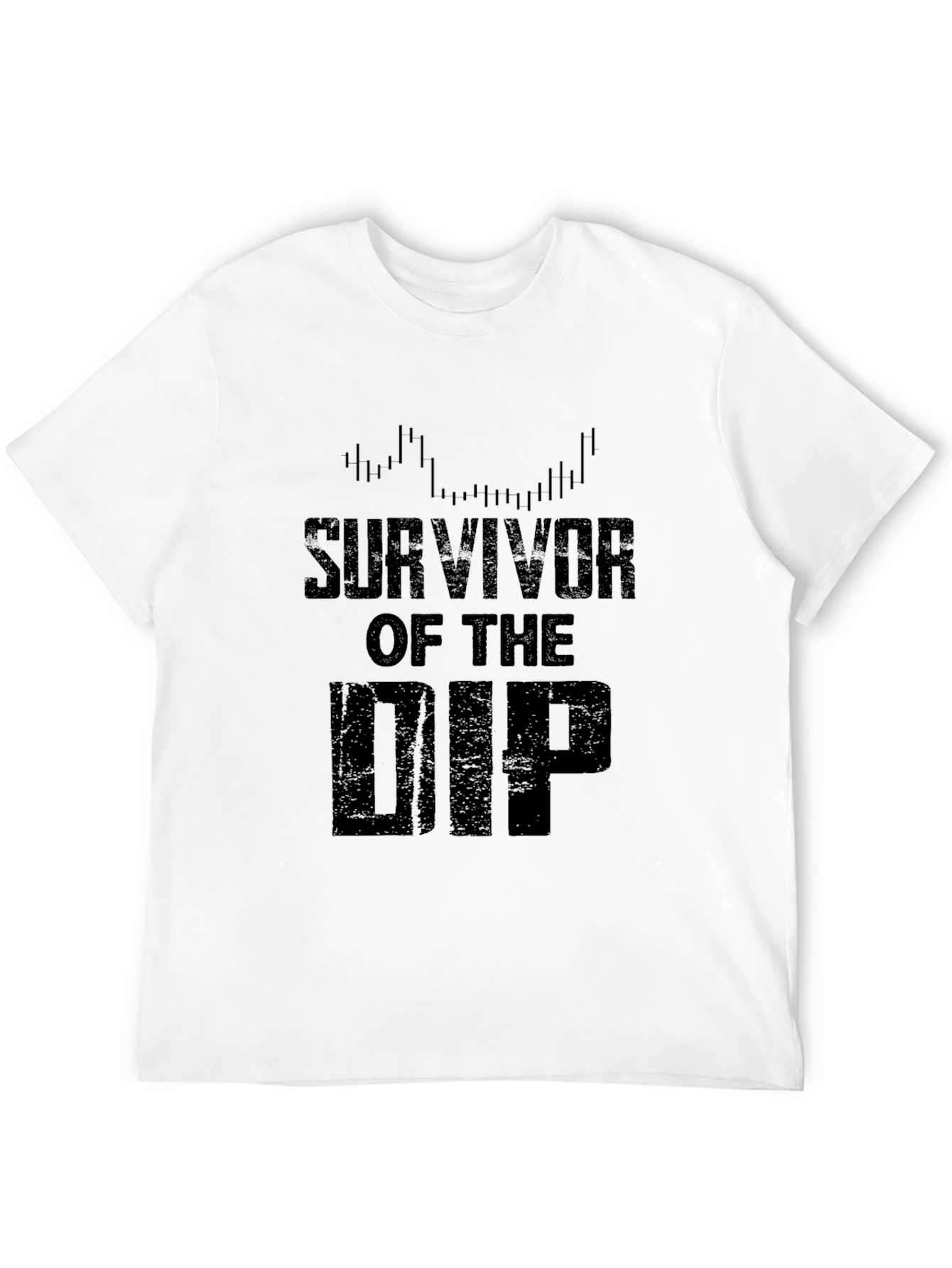Survivor of The Dip Black Graphic Tee
