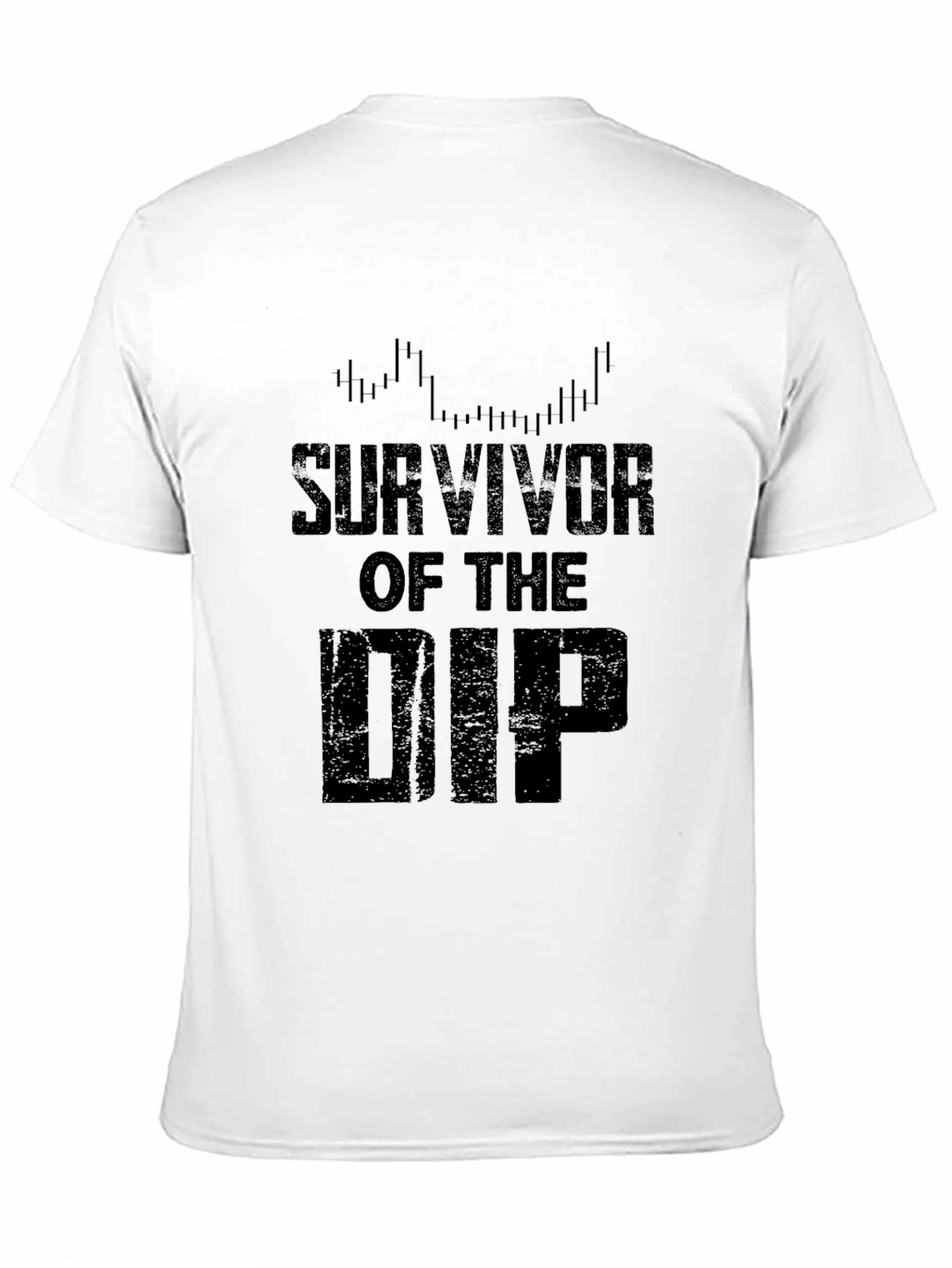 Survivor of The Dip Black Graphic Tee