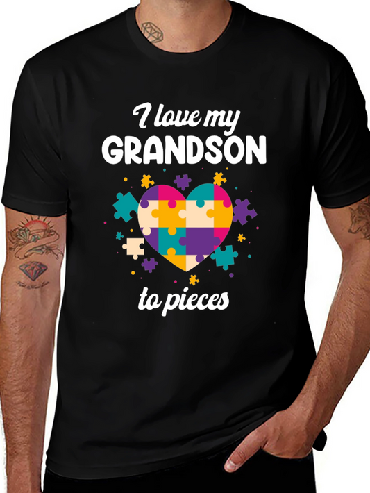 Autism Awareness Grandson T-Shirt