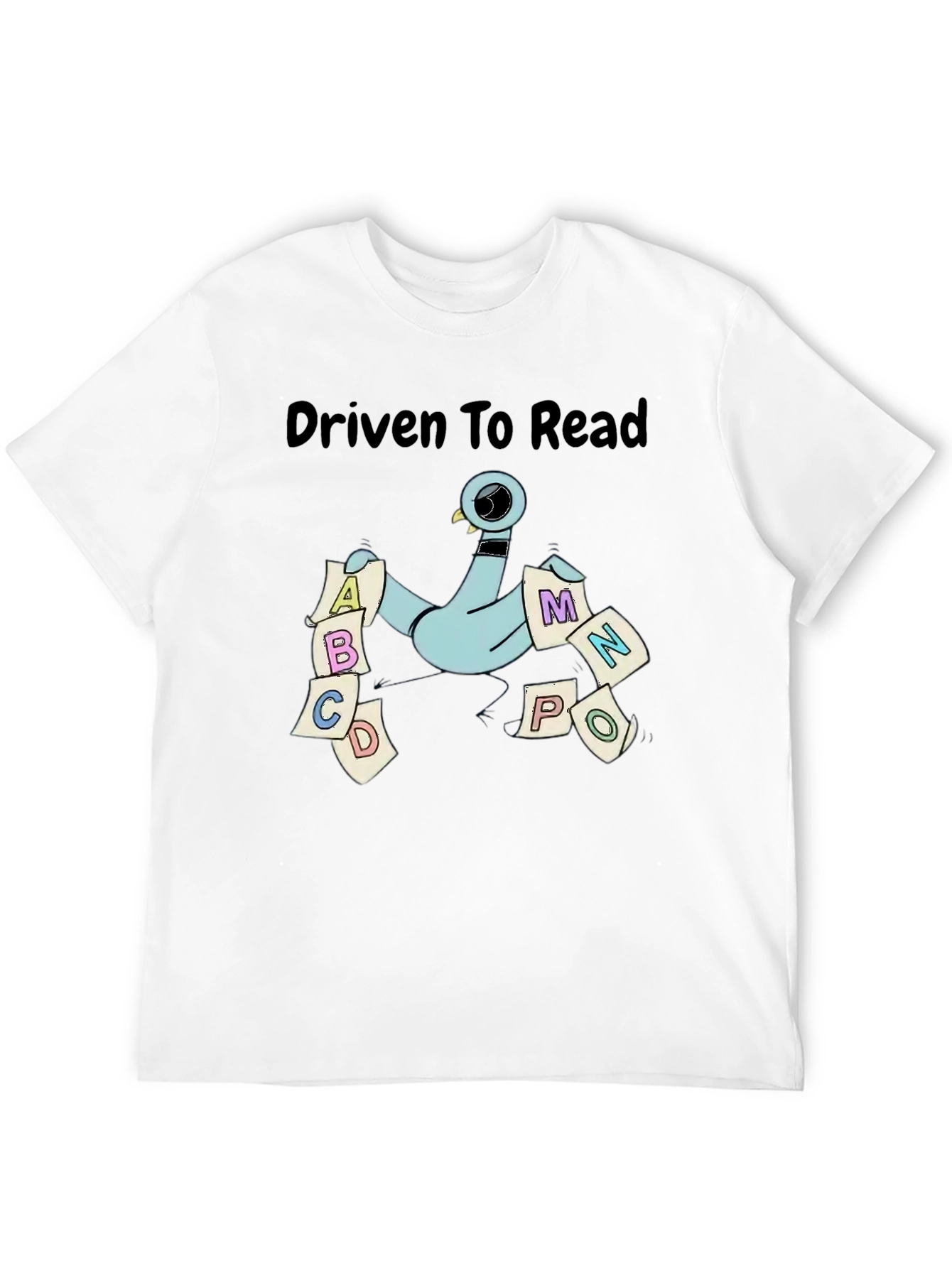 Driven to Read Pigeon T-Shirt