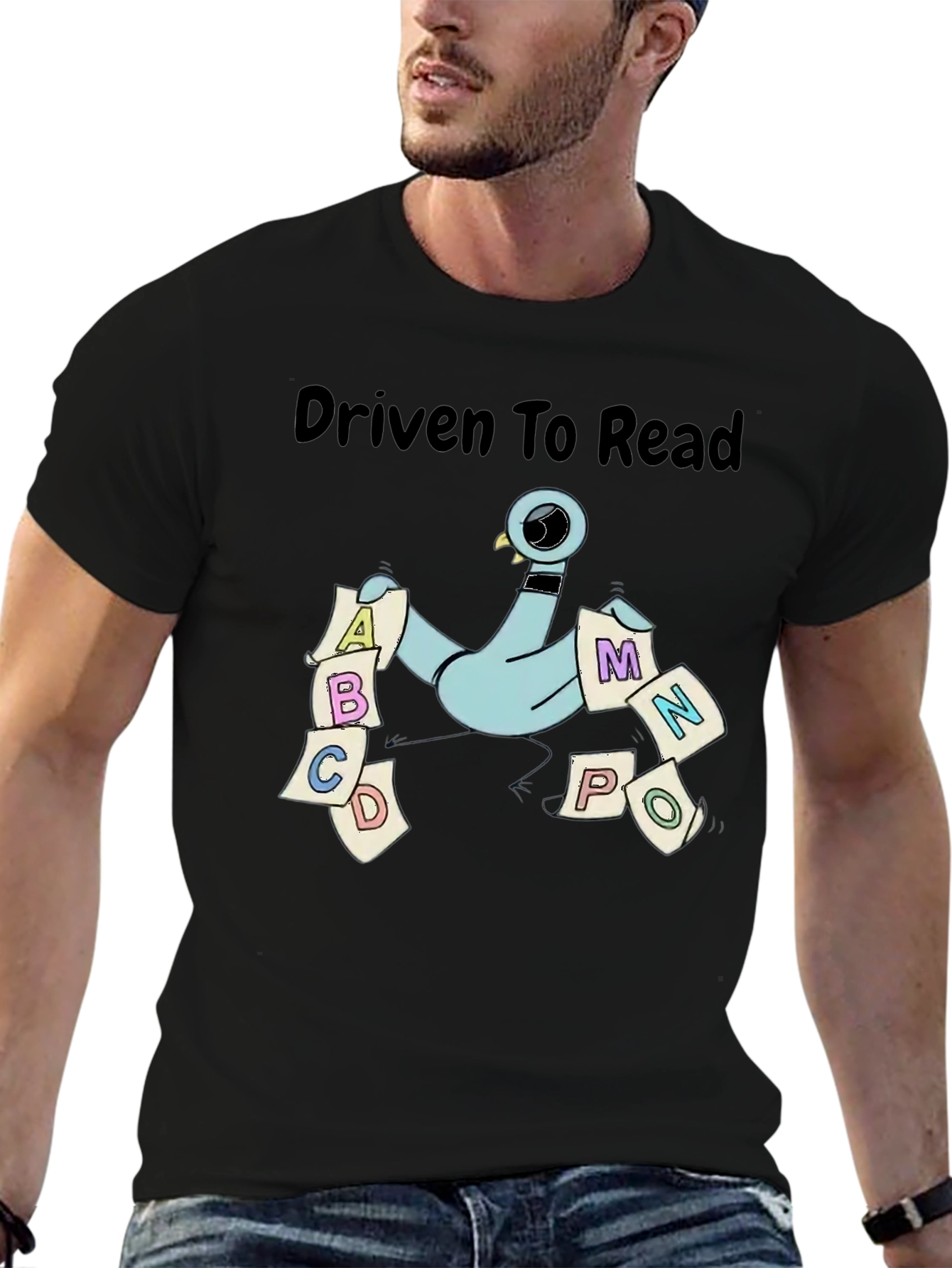 Driven to Read Pigeon T-Shirt
