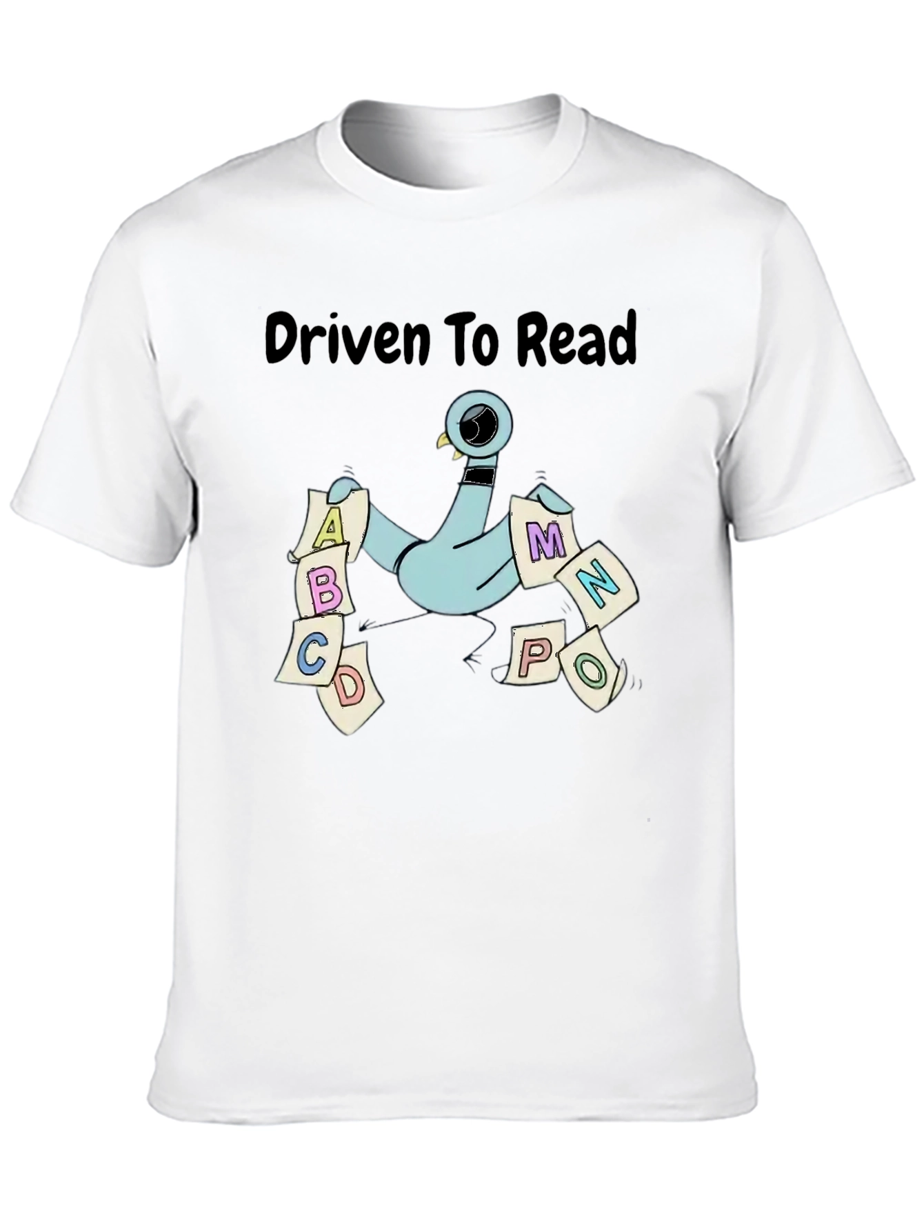 Driven to Read Pigeon T-Shirt