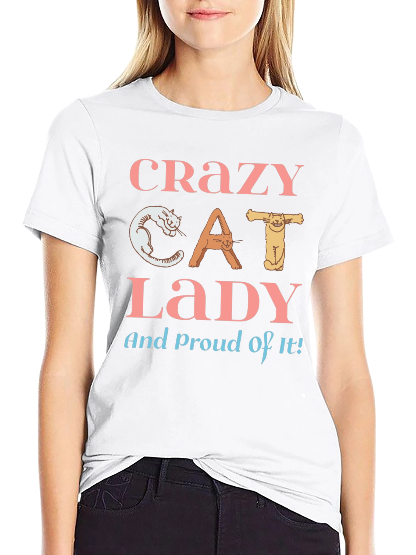 Crazy Cat Lady T-Shirt - Cat Lover Apparel