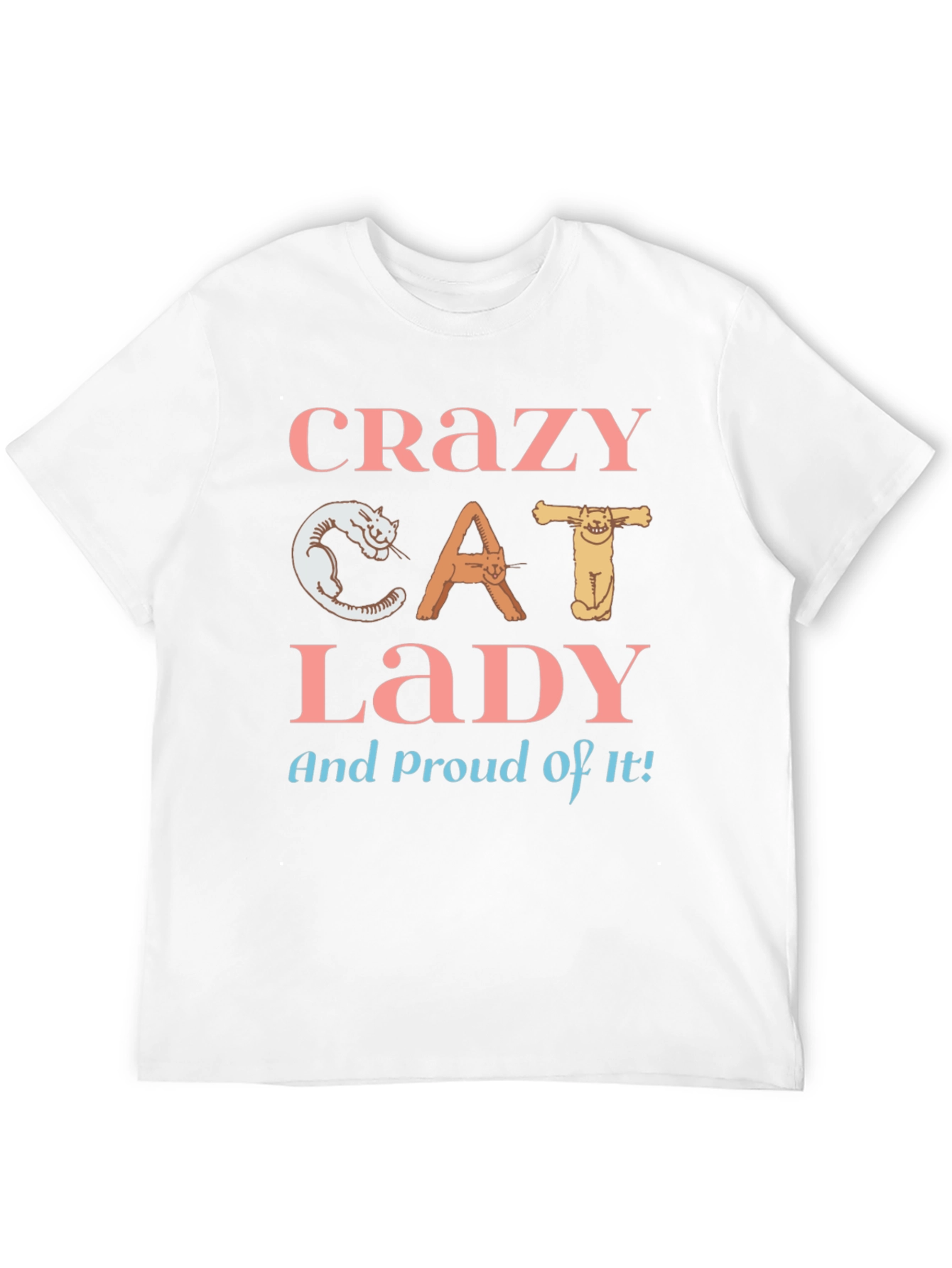 Crazy Cat Lady T-Shirt - Cat Lover Apparel