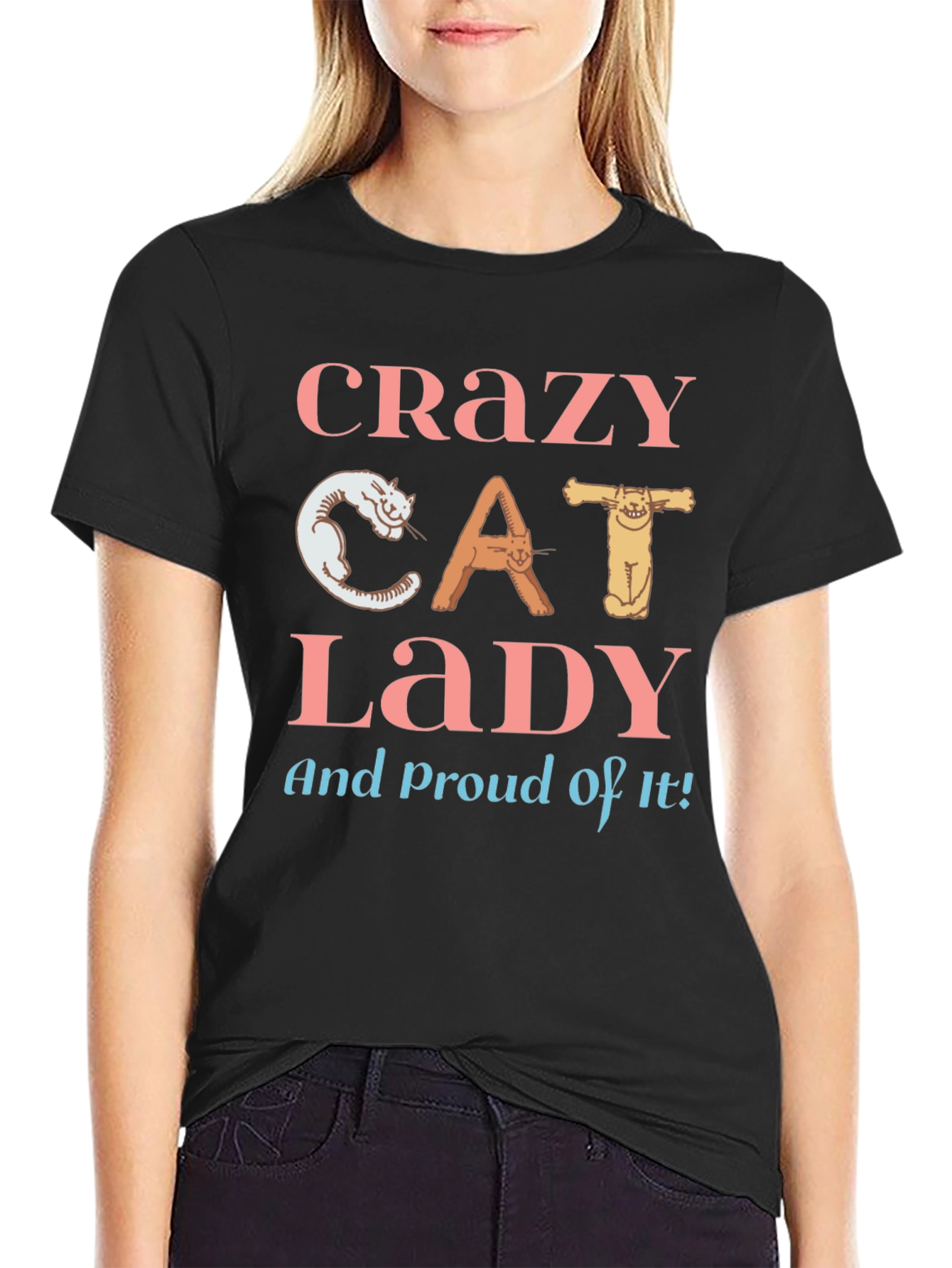 Crazy Cat Lady T-Shirt - Cat Lover Apparel