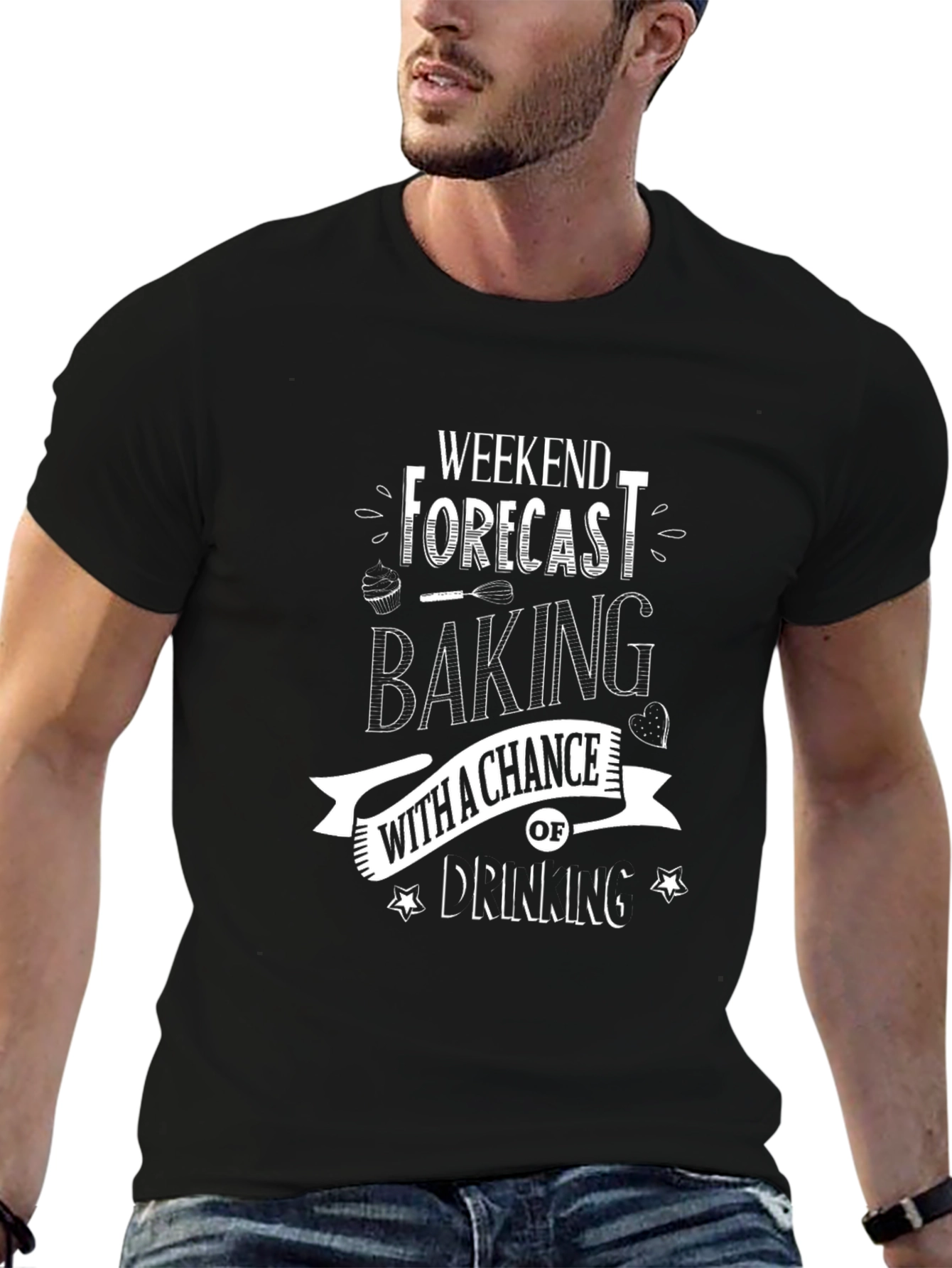Baking & Drinking Weekend Forecast T-Shirt
