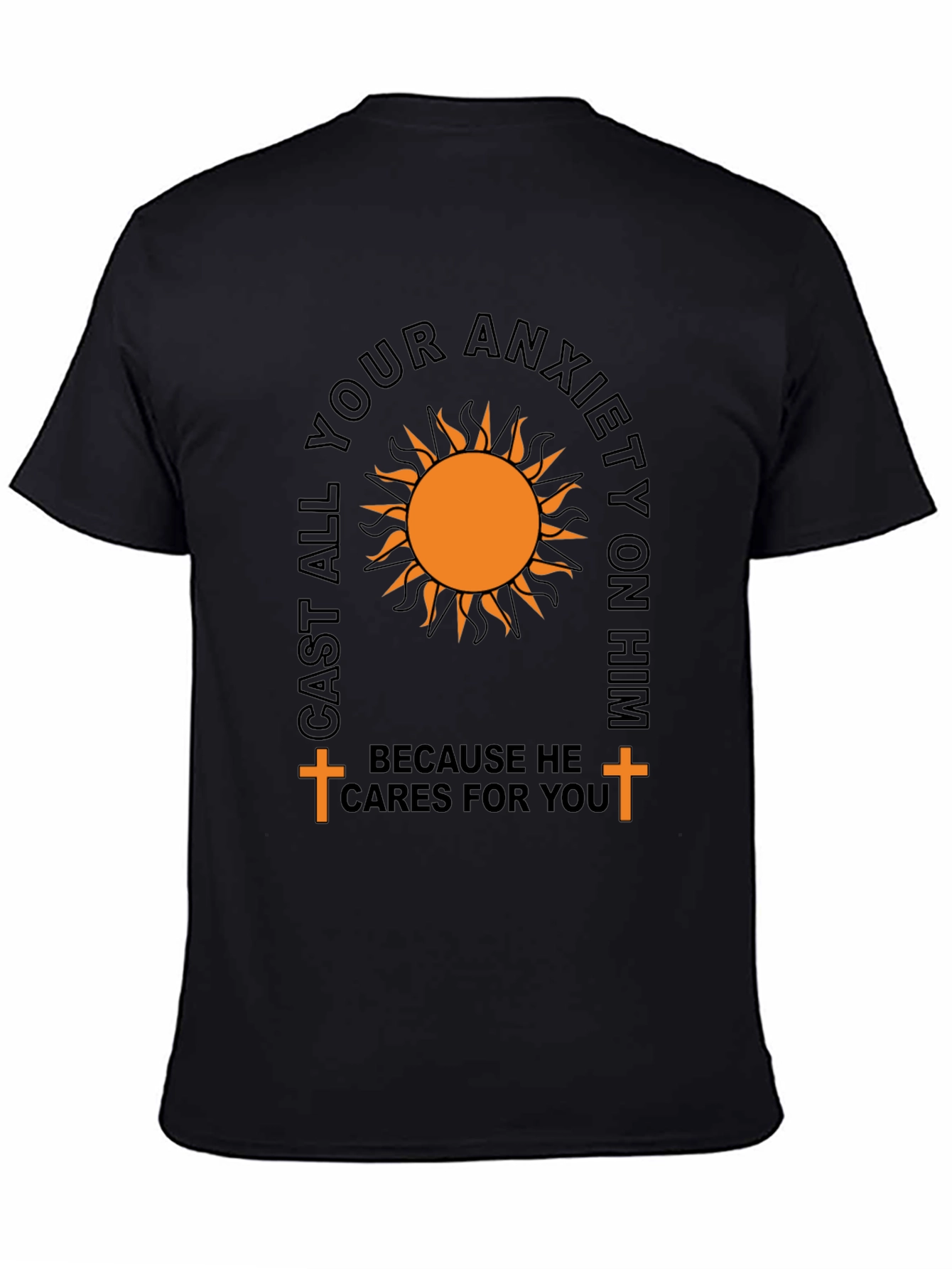 Cast Your Anxiety T-Shirt: Comfort & Faith